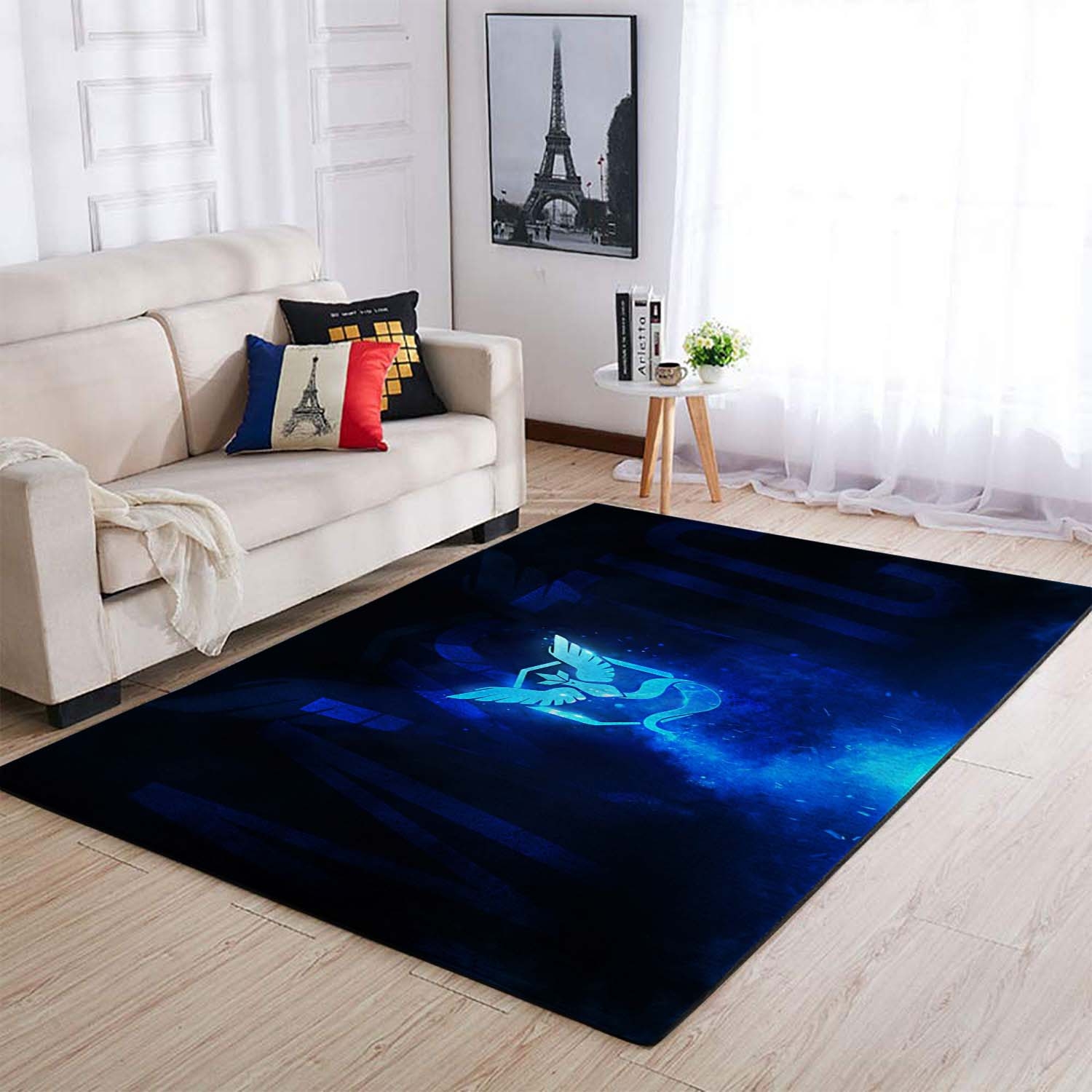 Pokemon Go Team Mystic Area Rug – Anime Floor Mat