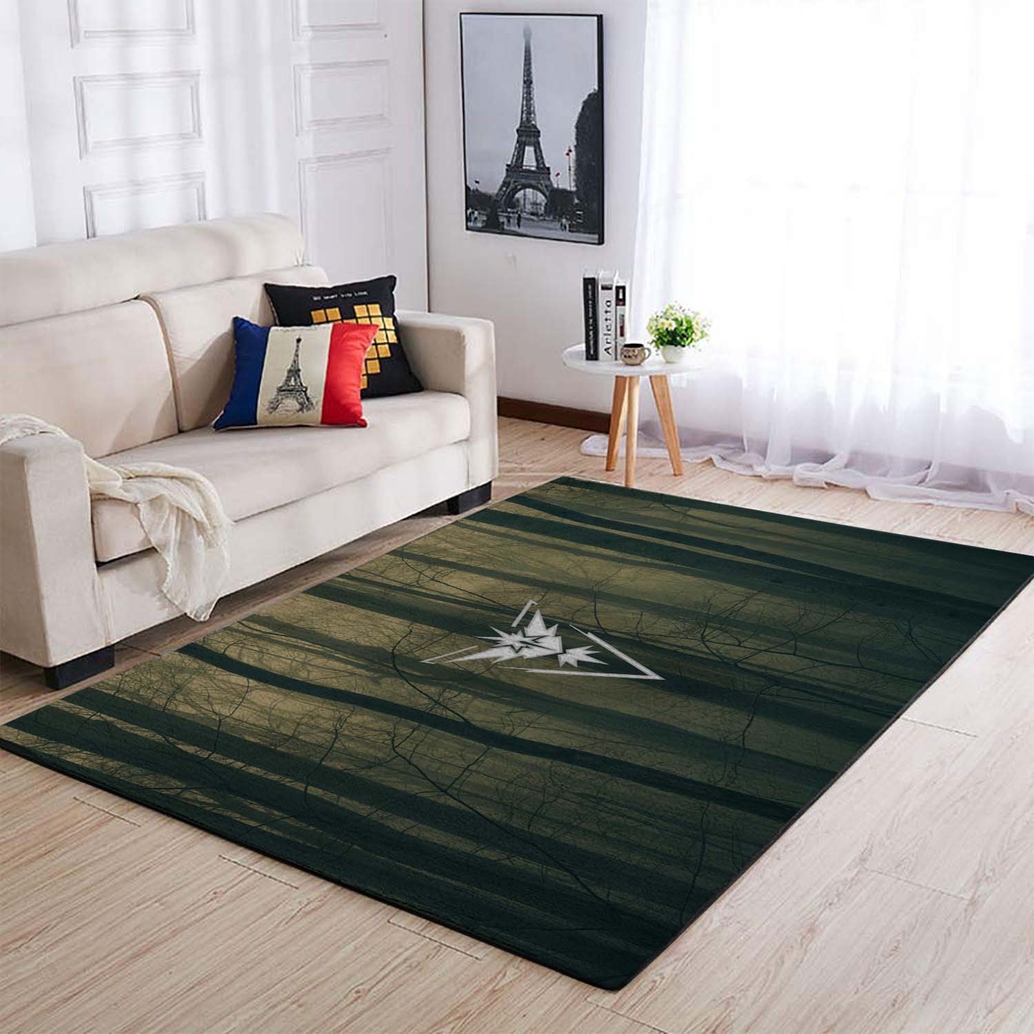 Pokemon Dark Team Instinct Trees Area Rug – Anime Floor Mat