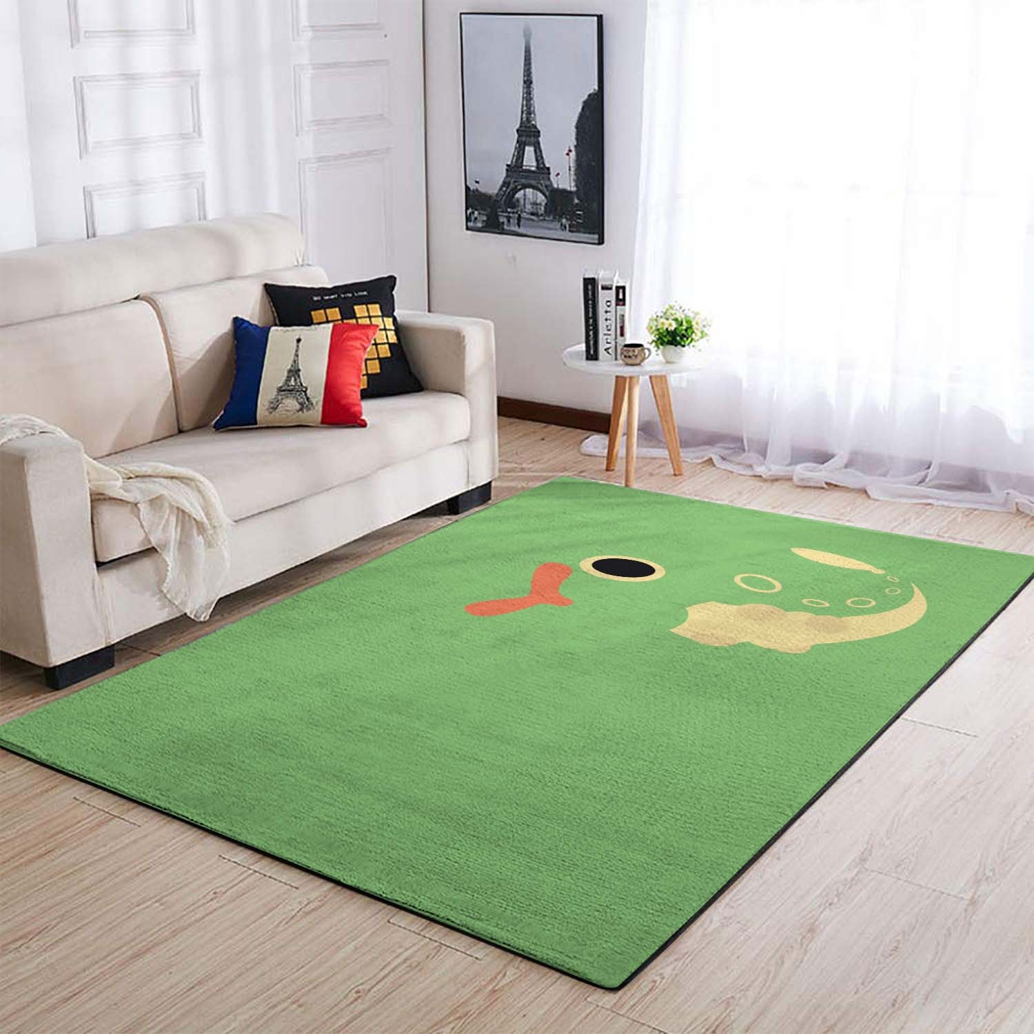 Pokemon Green Minimalism Weedle Area Rug – Anime Floor Mat