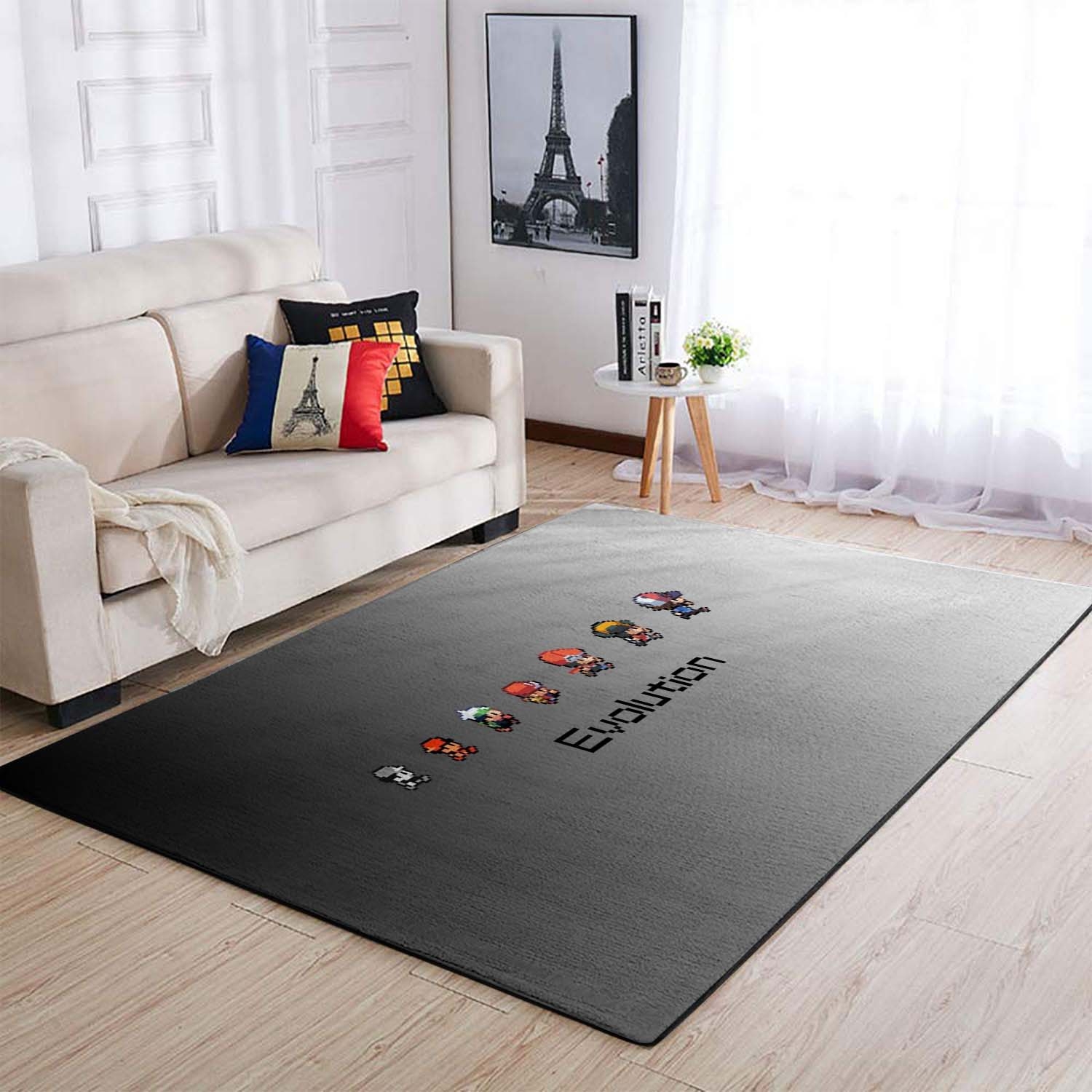Pokemon Pixel Art Pixels Simple Text Area Rug – Anime Floor Mat