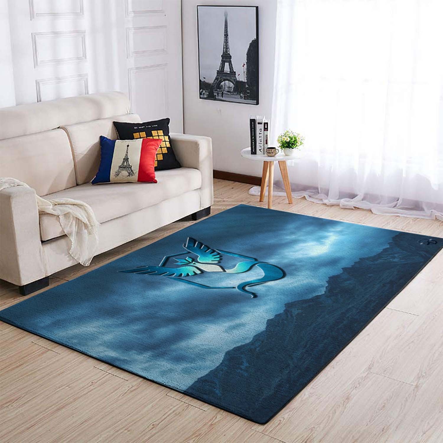 Pokemonemon Go Team Mystic Area Rug – Anime Floor Mat