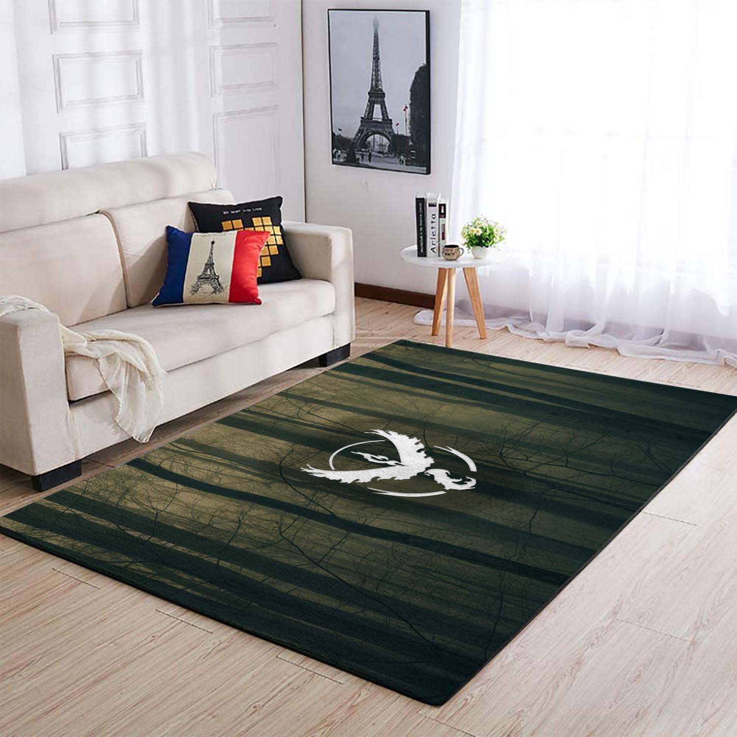 Pokemon Team Valor Trees White Area Rug – Anime Floor Mat