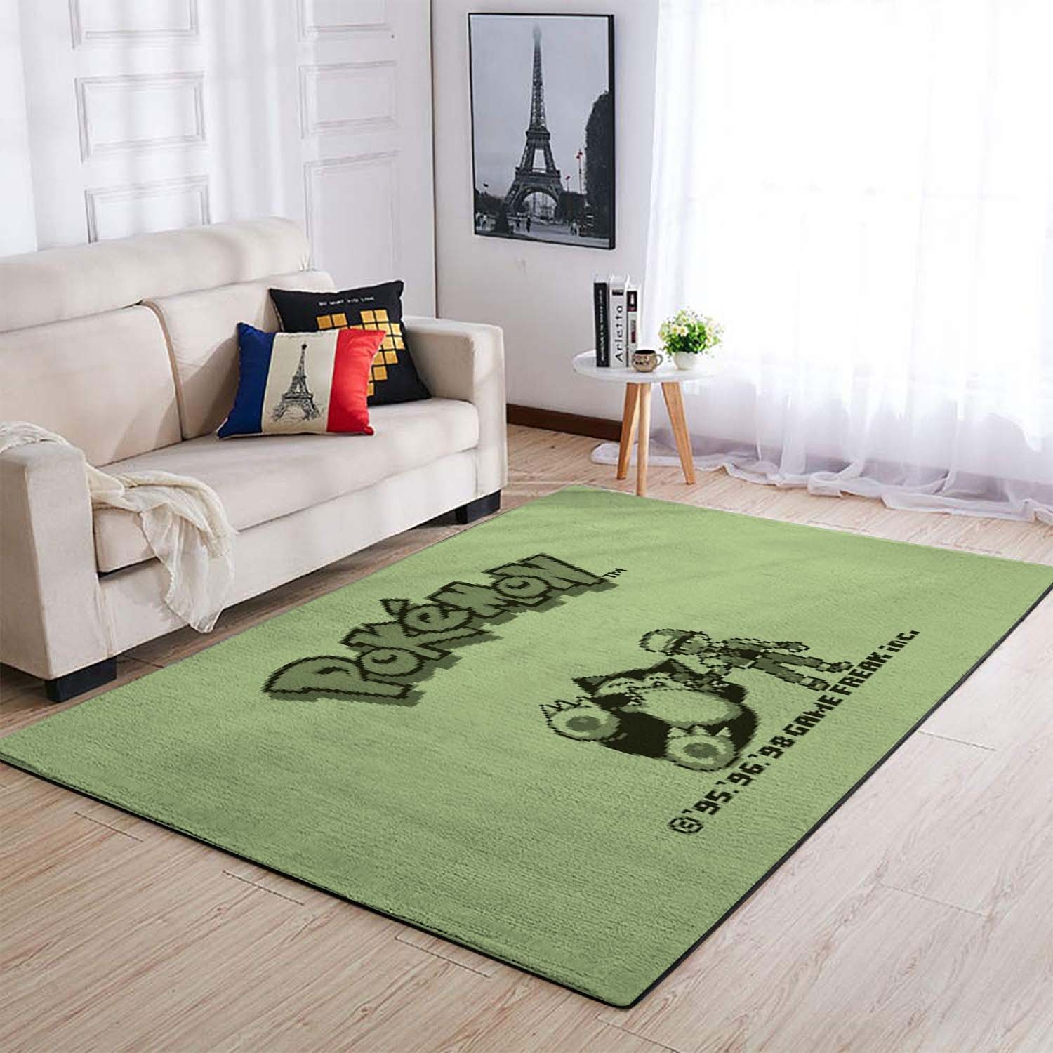 Pokemon Green Retro Games Area Rug – Anime Floor Mat