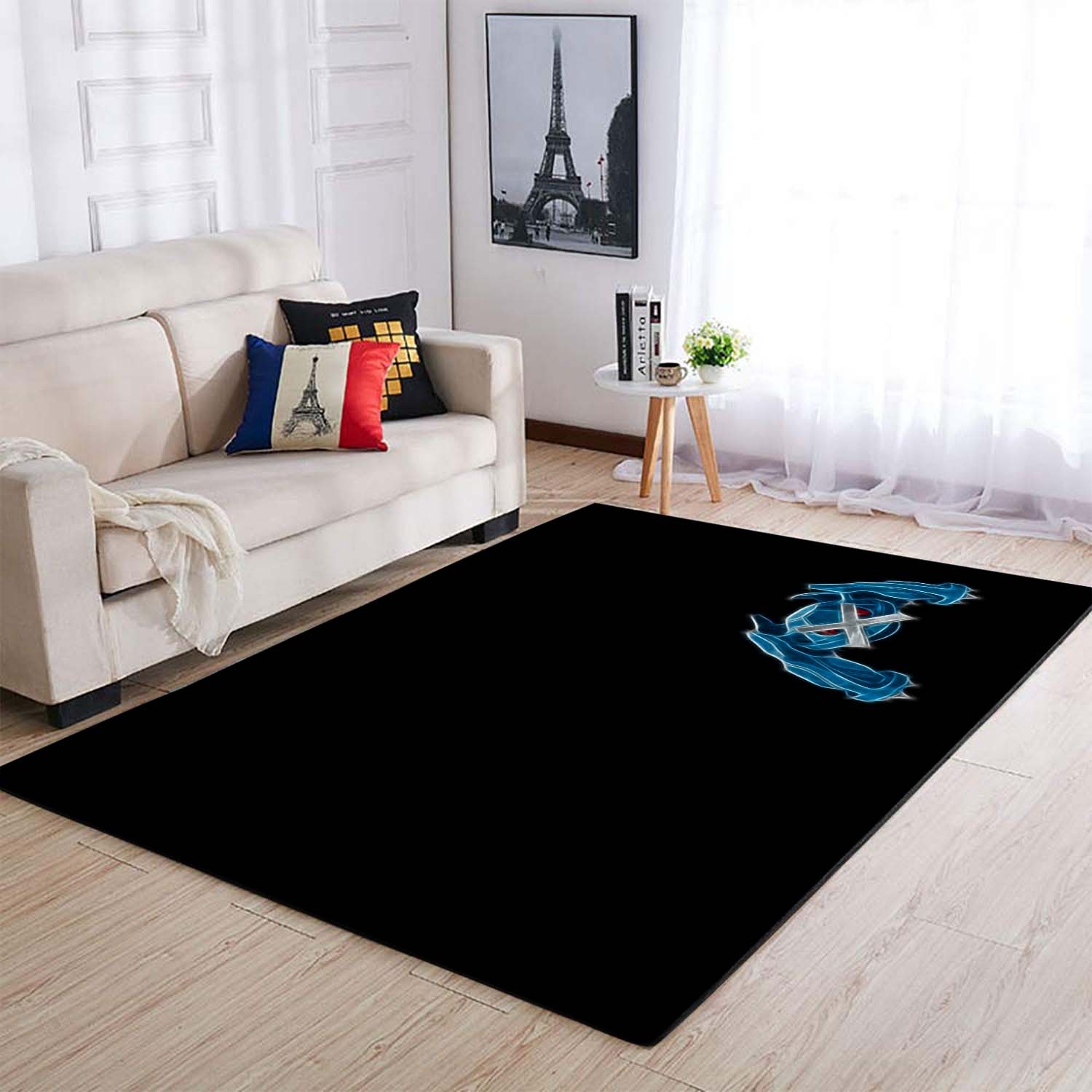 Pokemon Simple Black Metagross Area Rug – Anime Floor Mat