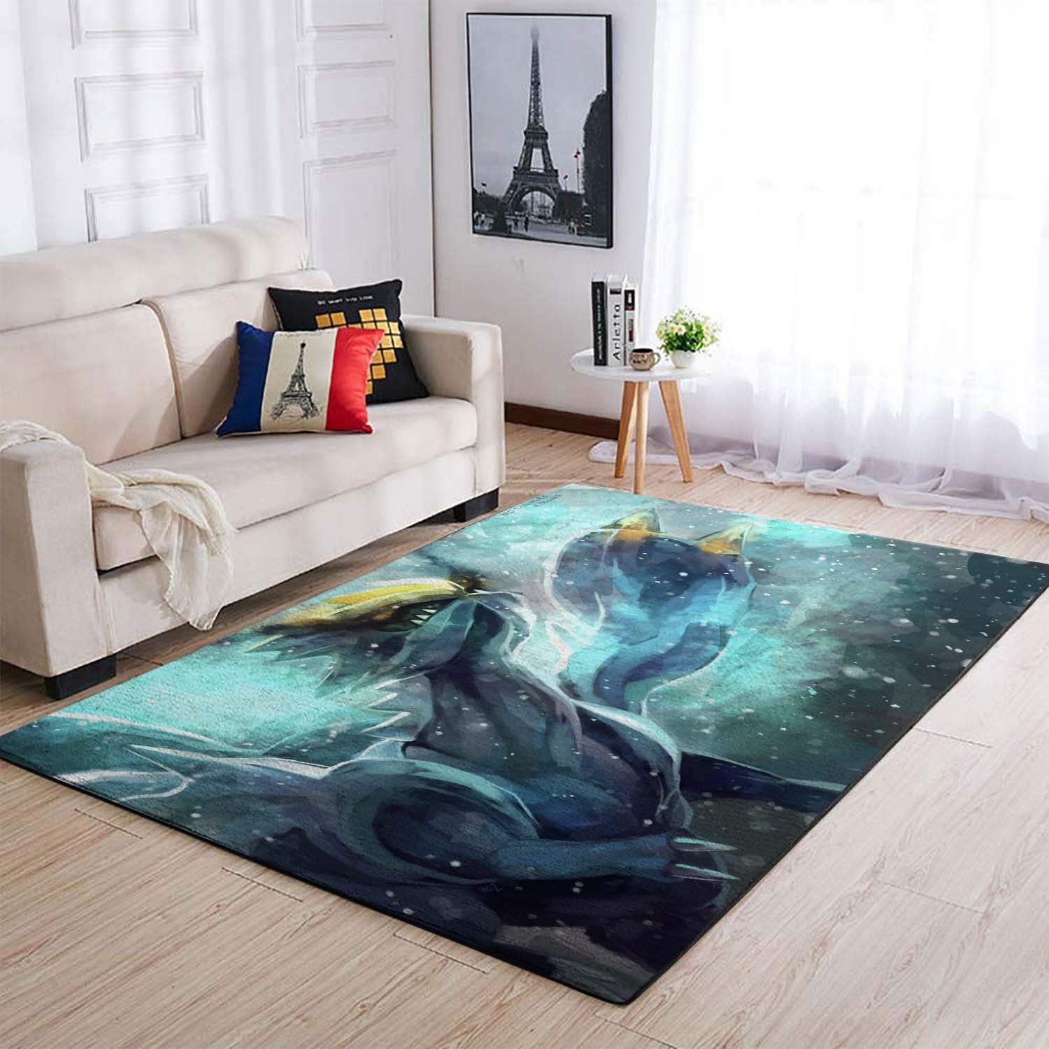 Pokemon Dragon Eyes Kecleon Kyurem Area Rug – Anime Floor Mat