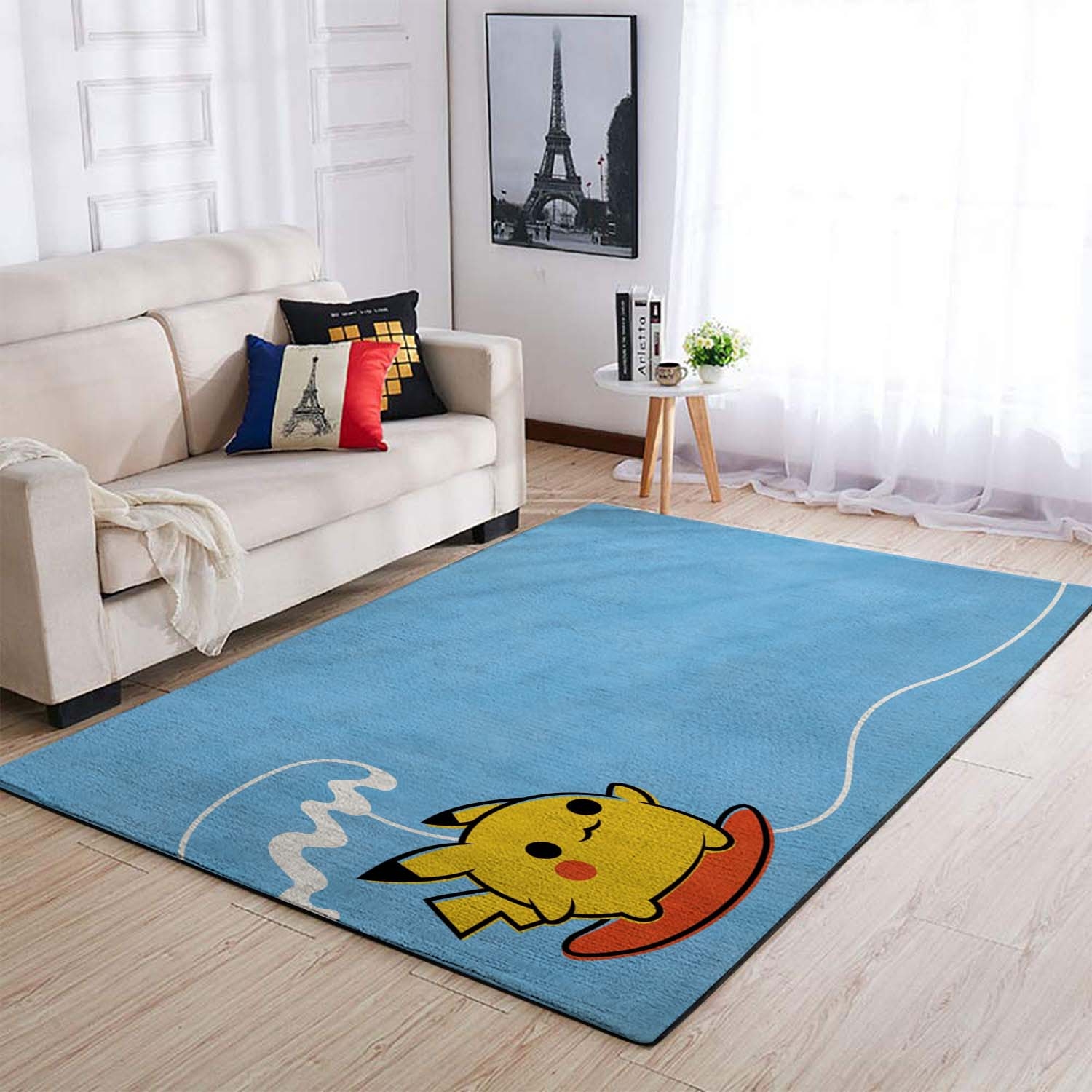 Pokemon Pikachu Surfing Area Rug – Anime Floor Mat