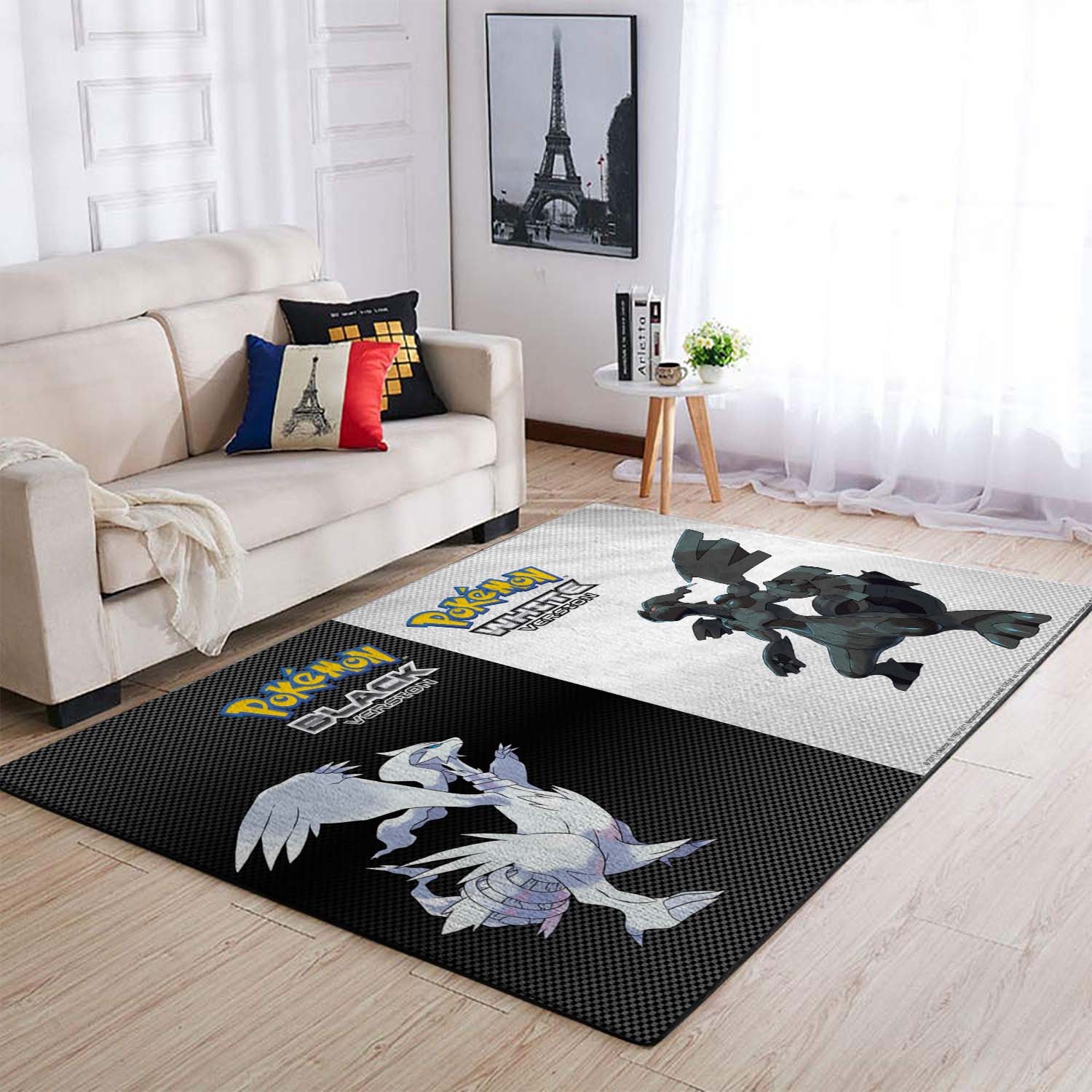 Pokemon Reshiram Zekrom Area Rug – Anime Floor Mat
