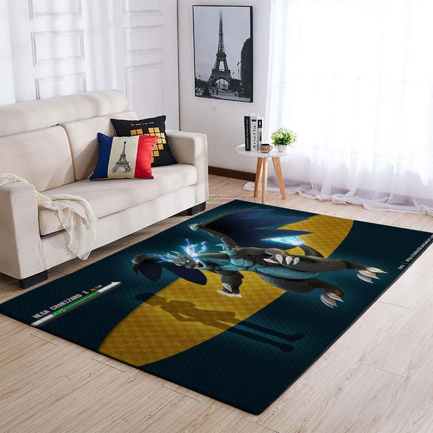  Pokemon Dragon Charizard Wing Area Rug – Anime Floor Mat