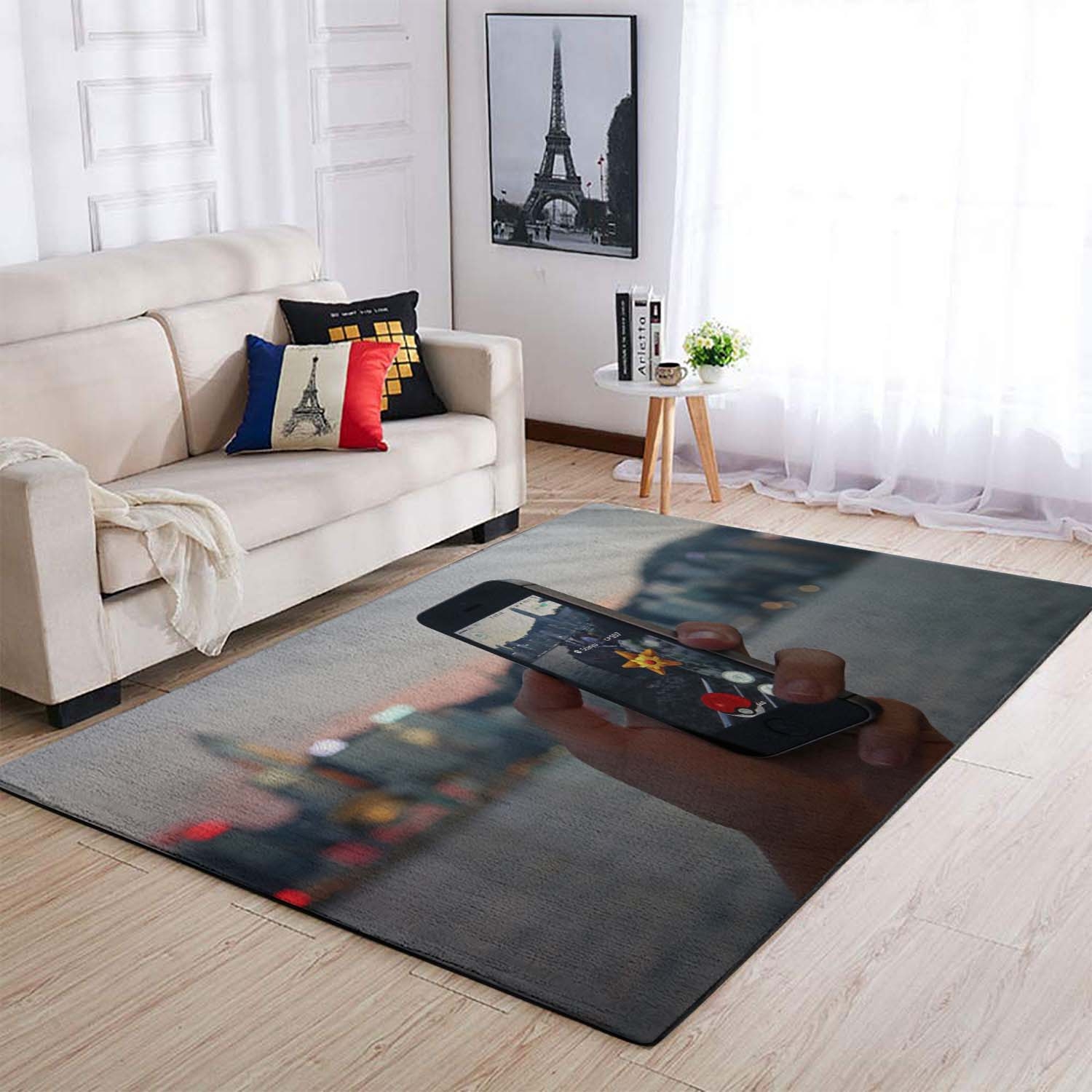 Pokemon Go Black Photography Iphone Game Photograph Area Rug – Anime Floor Mat