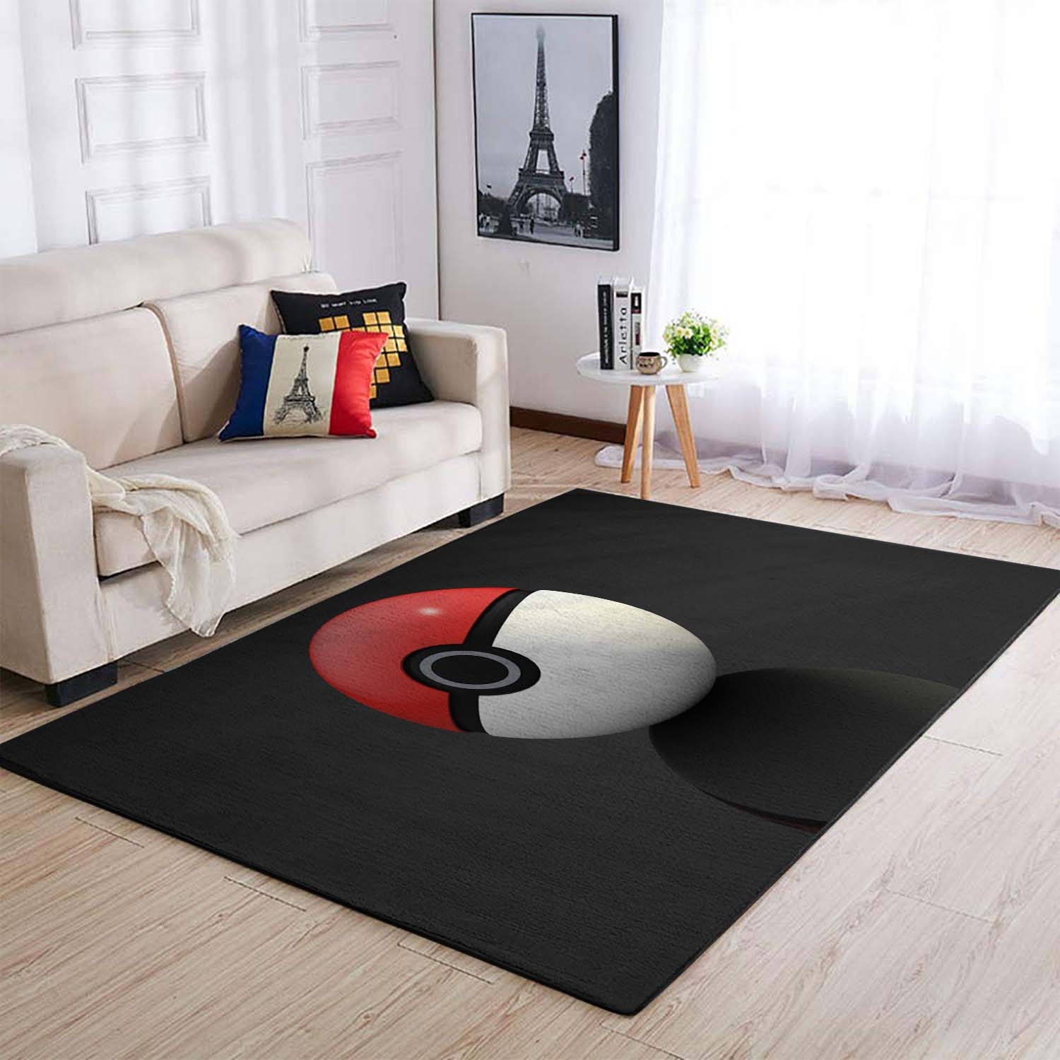 Pokemon Go Pokebol Game 3D Area Rug – Anime Floor Mat