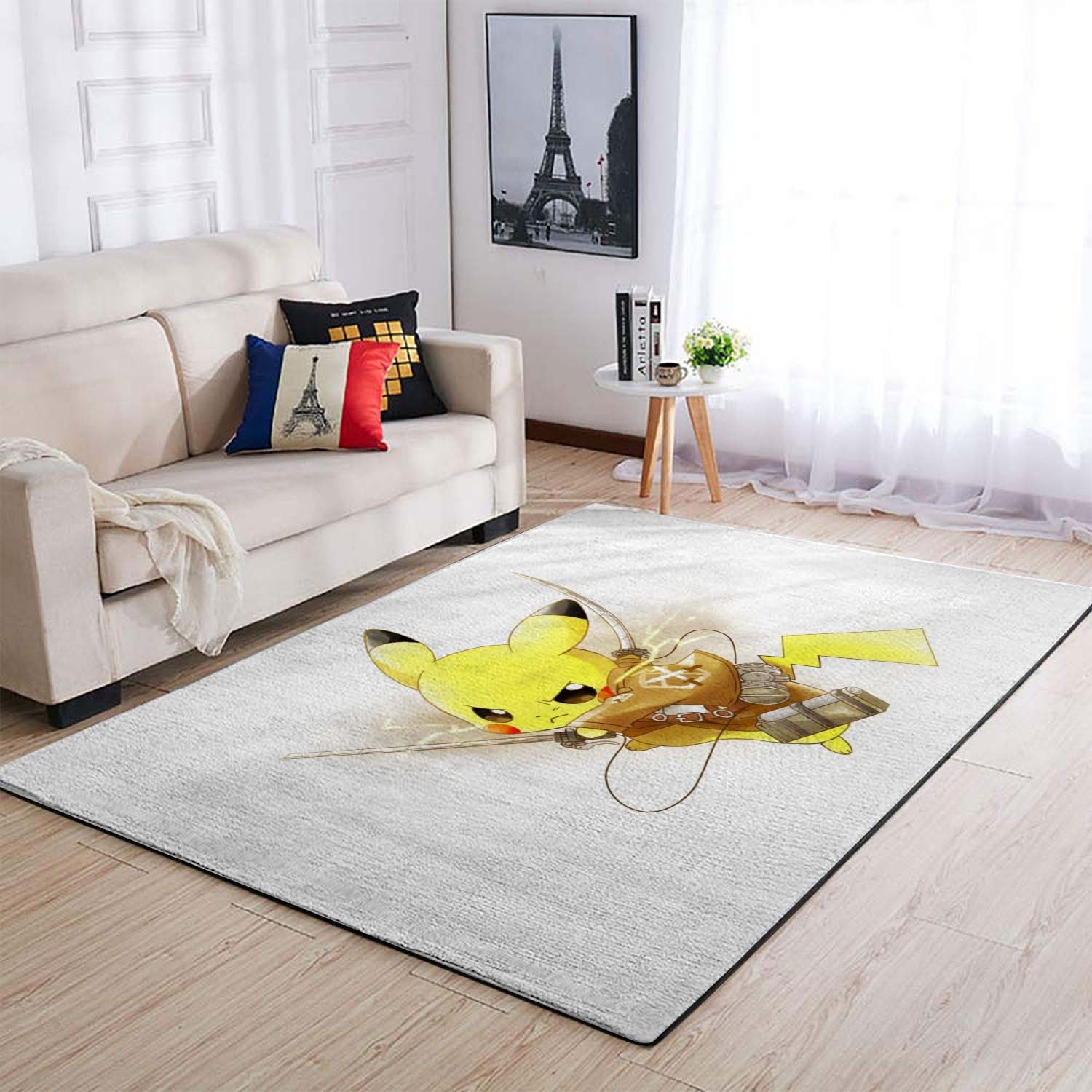 Pokemoncosplay Pikachu Shingeki No Kyojin Area Rug – Anime Floor Mat