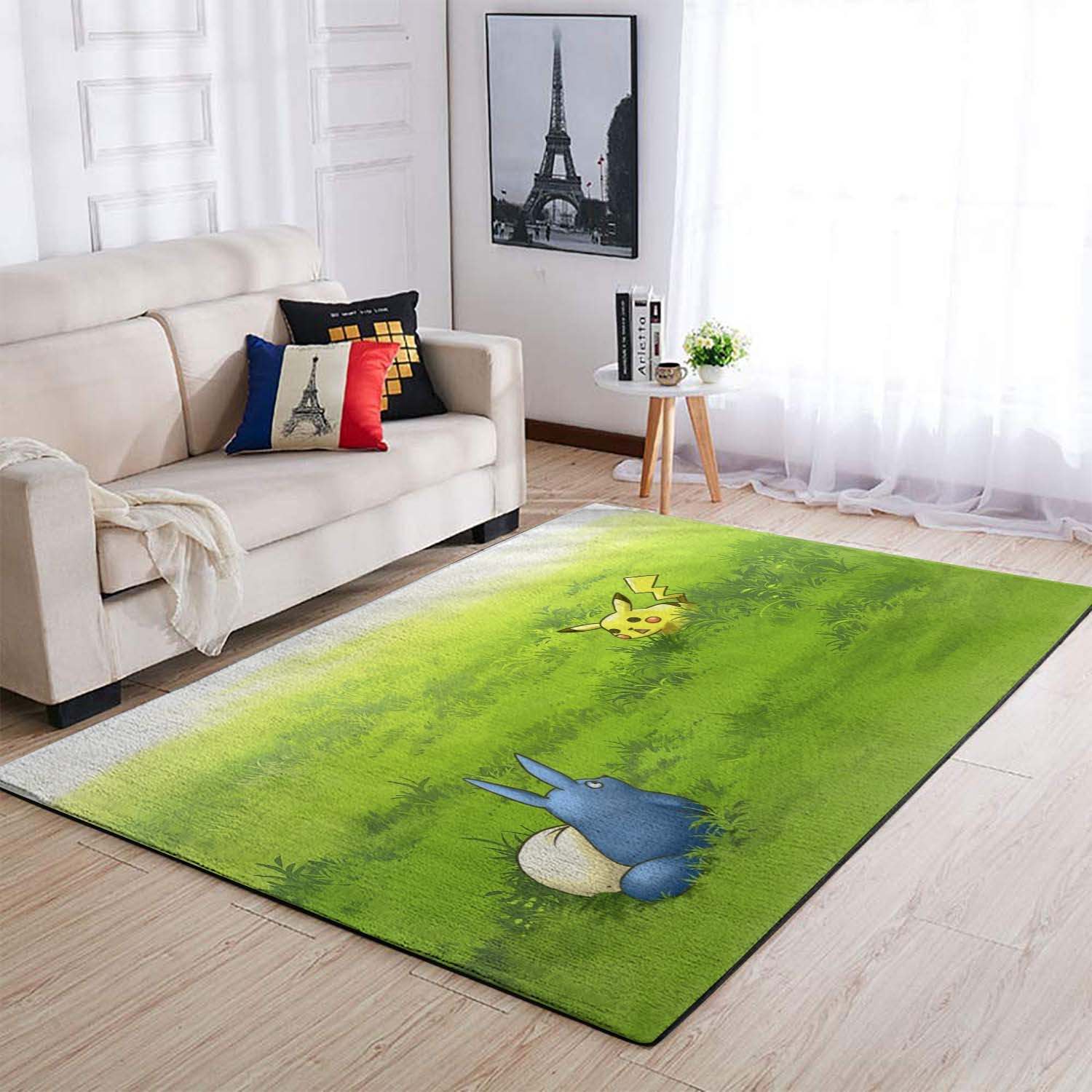 Pokemon Crossover My Neighbor Totoro Area Rug – Anime Floor Mat