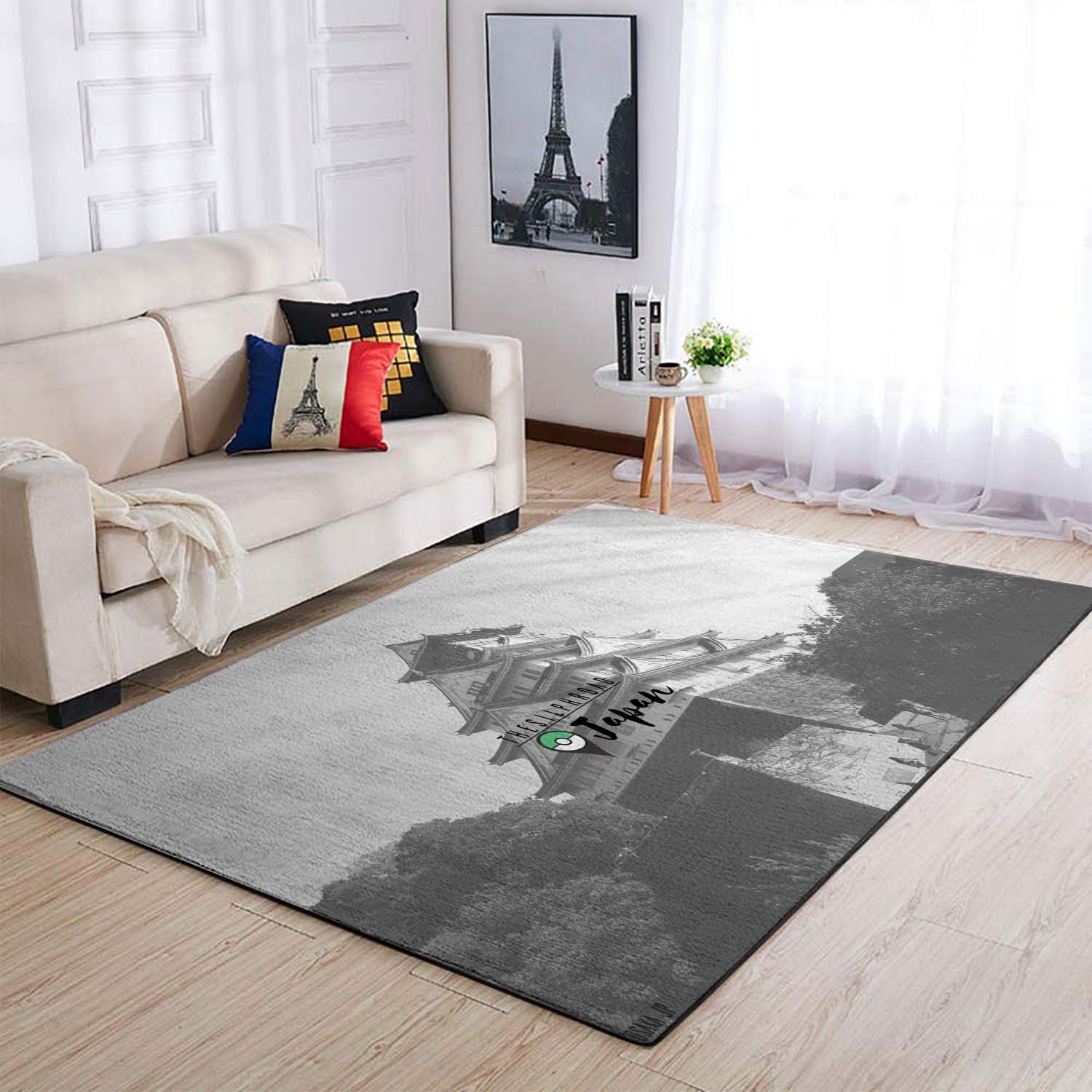 Pokemon Monochrome The Silph Road 02 Area Rug – Anime Floor Mat