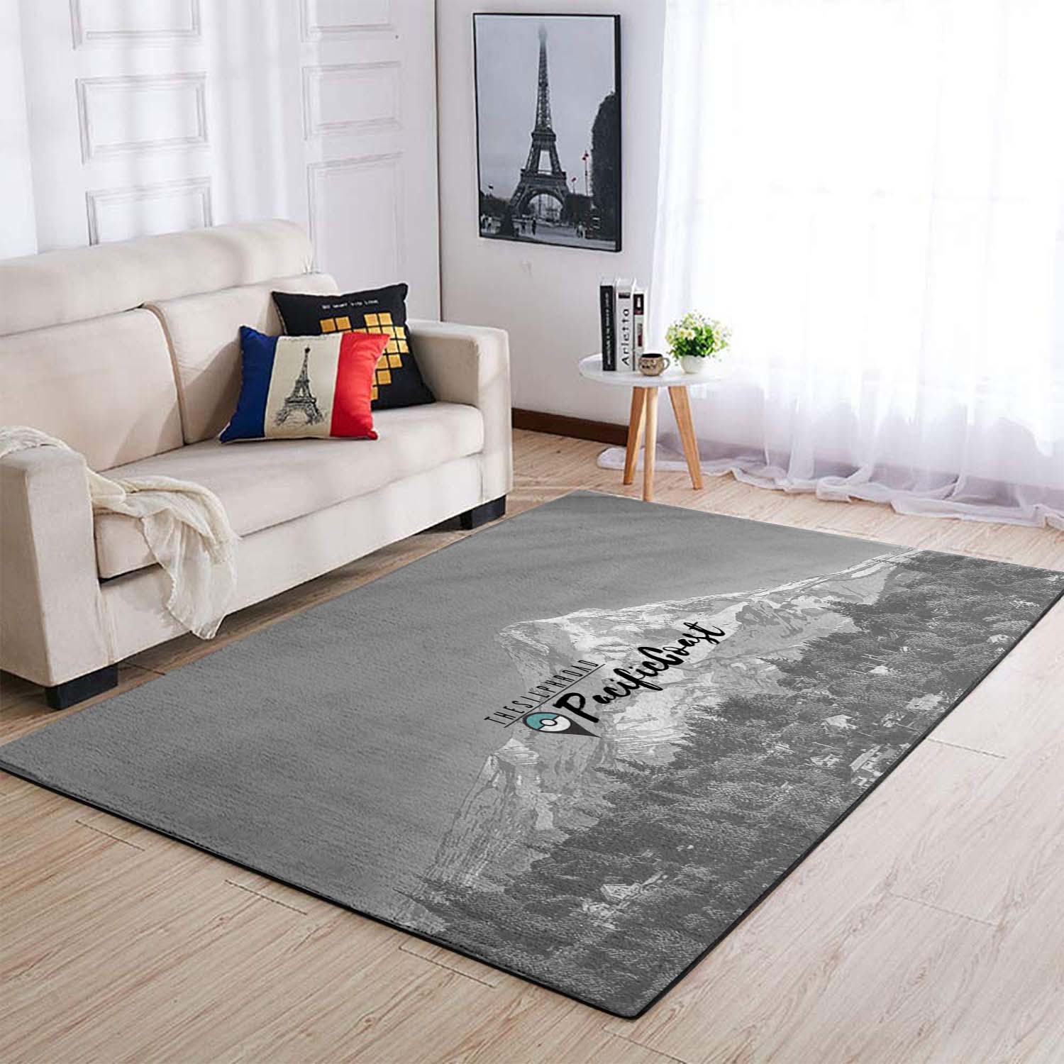 Pokemon Monochrome The Silph Road West Coast 02 Area Rug – Anime Floor Mat