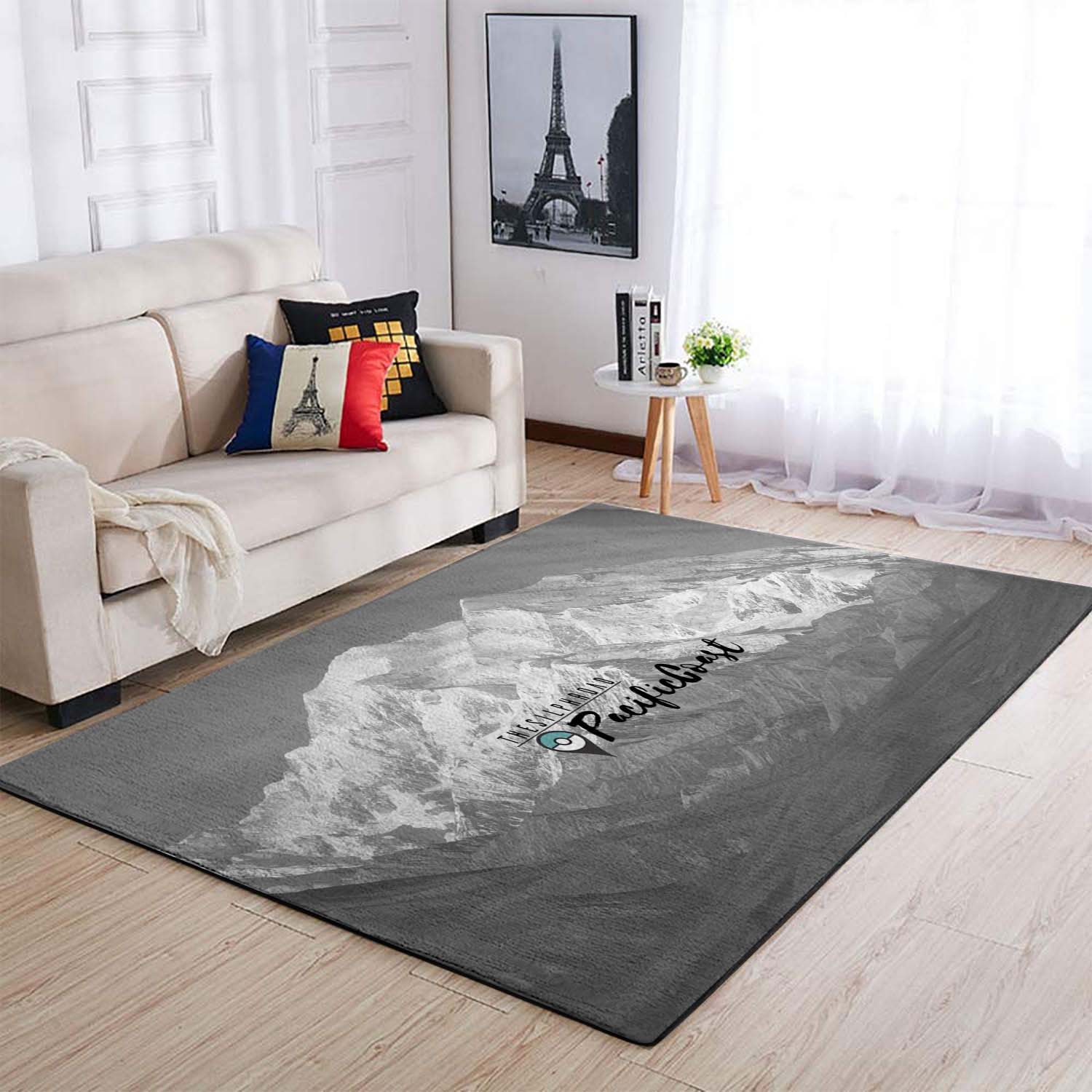 Pokemon Monochrome The Silph Road West Coast 04 Area Rug – Anime Floor Mat