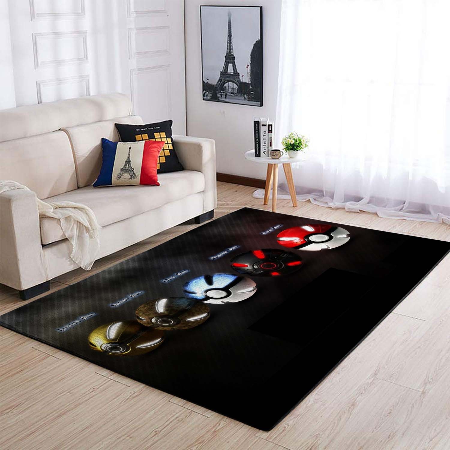 Pokemon Pokeball Area Rug – Anime Floor Mat