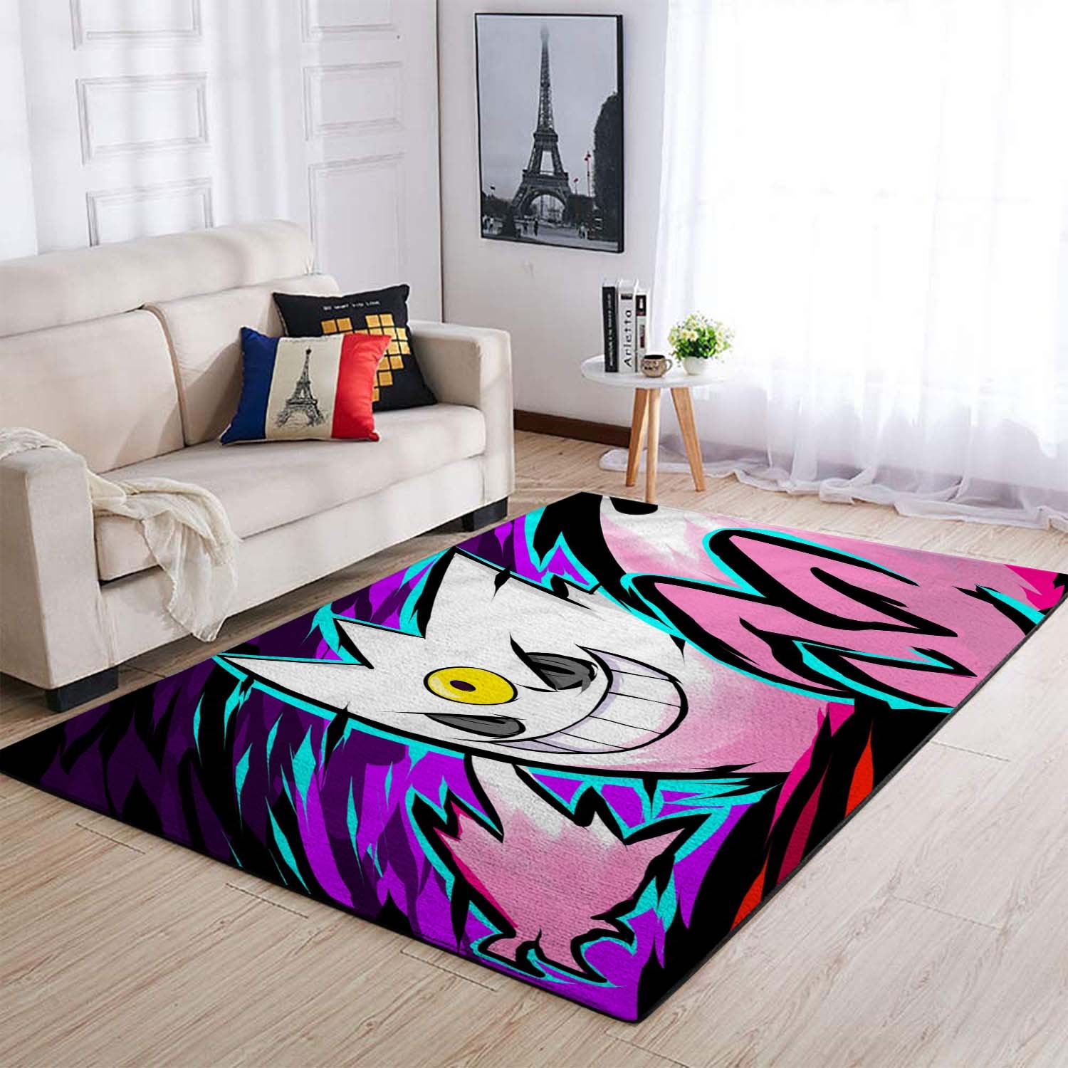 Pokemon Gengar Ishmam Shiny Mega Gengar Area Rug – Anime Floor Mat