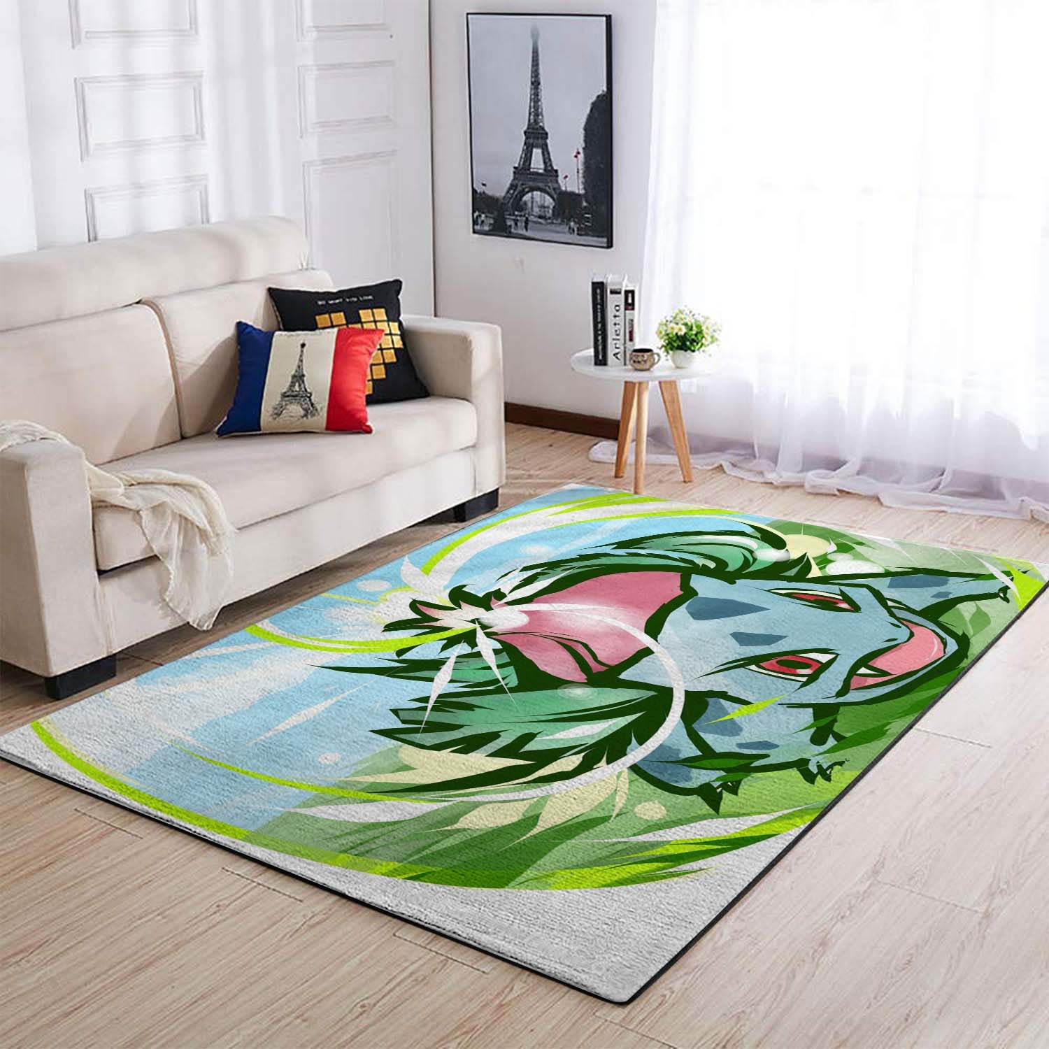 Pokemon Ishmam Ivysaur Area Rug – Anime Floor Mat