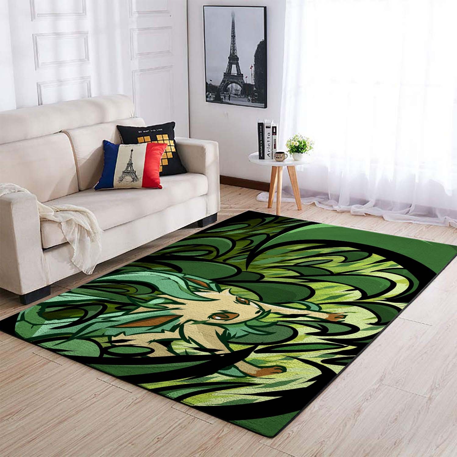 Pokemon Ishmam Leafeon Area Rug – Anime Floor Mat