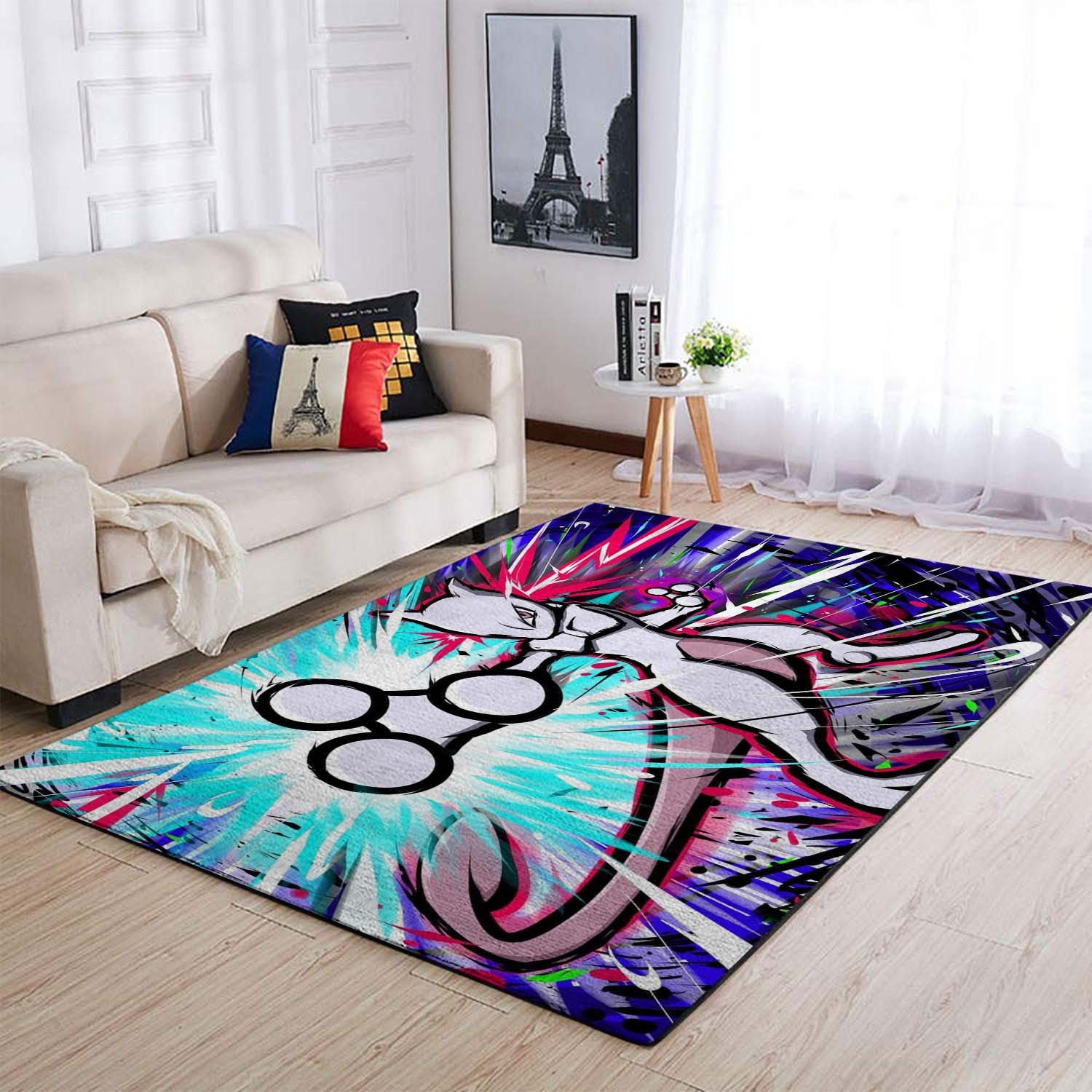 Pokemon Mewtwo Area Rug – Anime Floor Mat