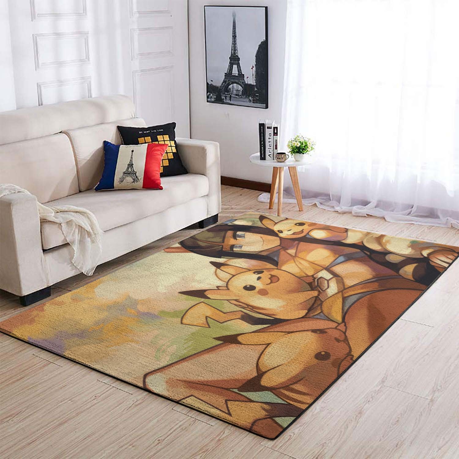 Pokemon67 Kamitsure Pikachu Area Rug – Anime Floor Mat