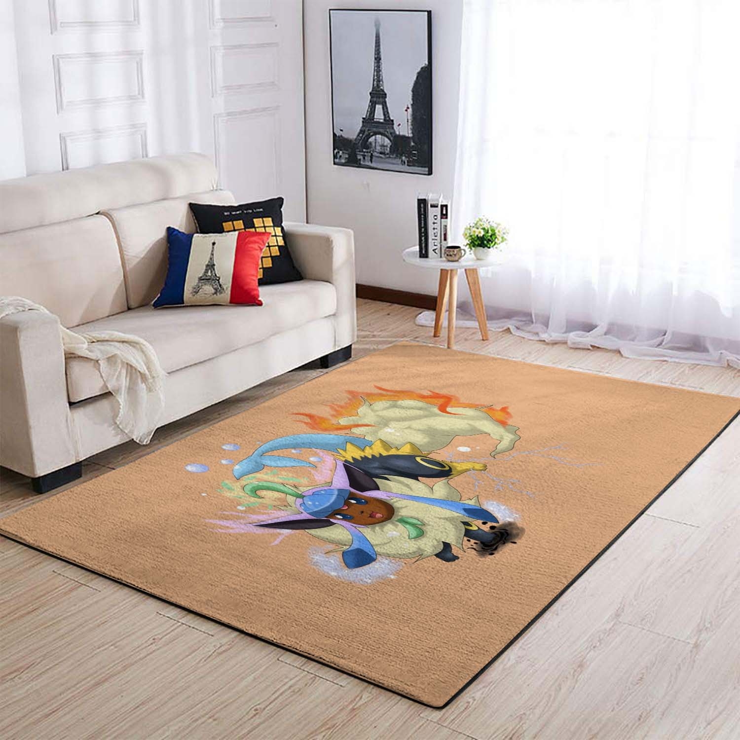 Pokemon Eevee Area Rug – Anime Floor Mat