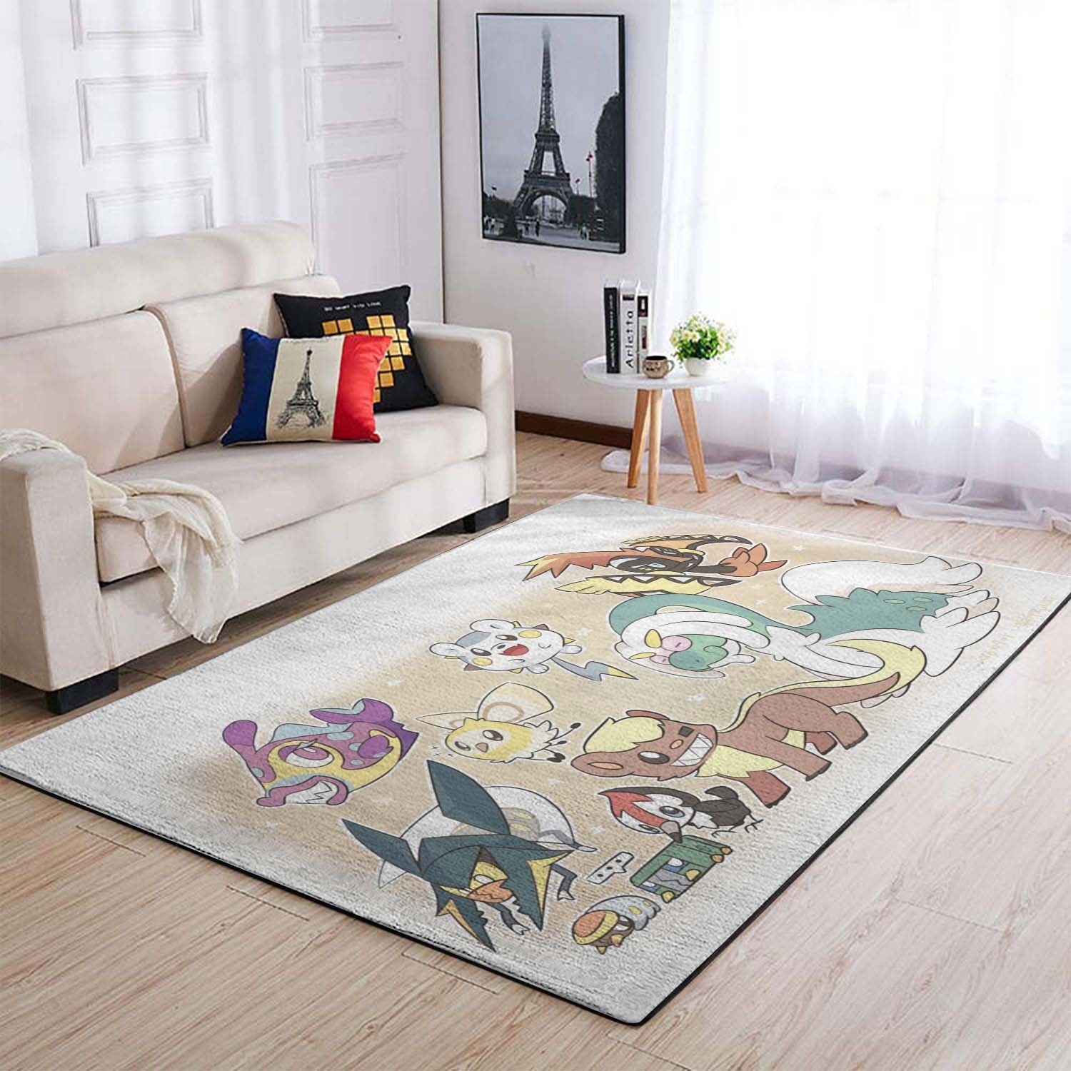 Pokemon Koko Tapu Togedemaru Vikavolt Area Rug – Anime Floor Mat