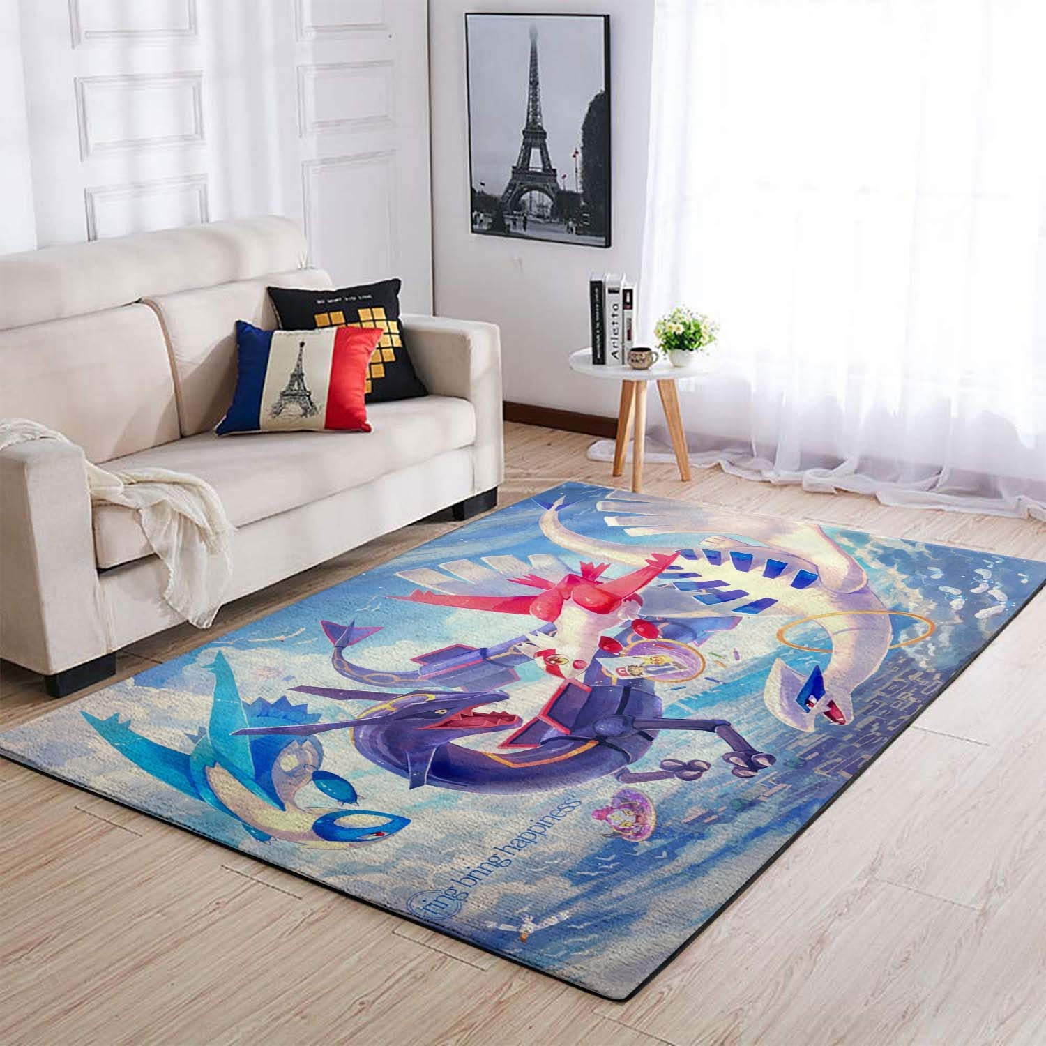 Pokemon Hoopa Swablu Area Rug – Anime Floor Mat