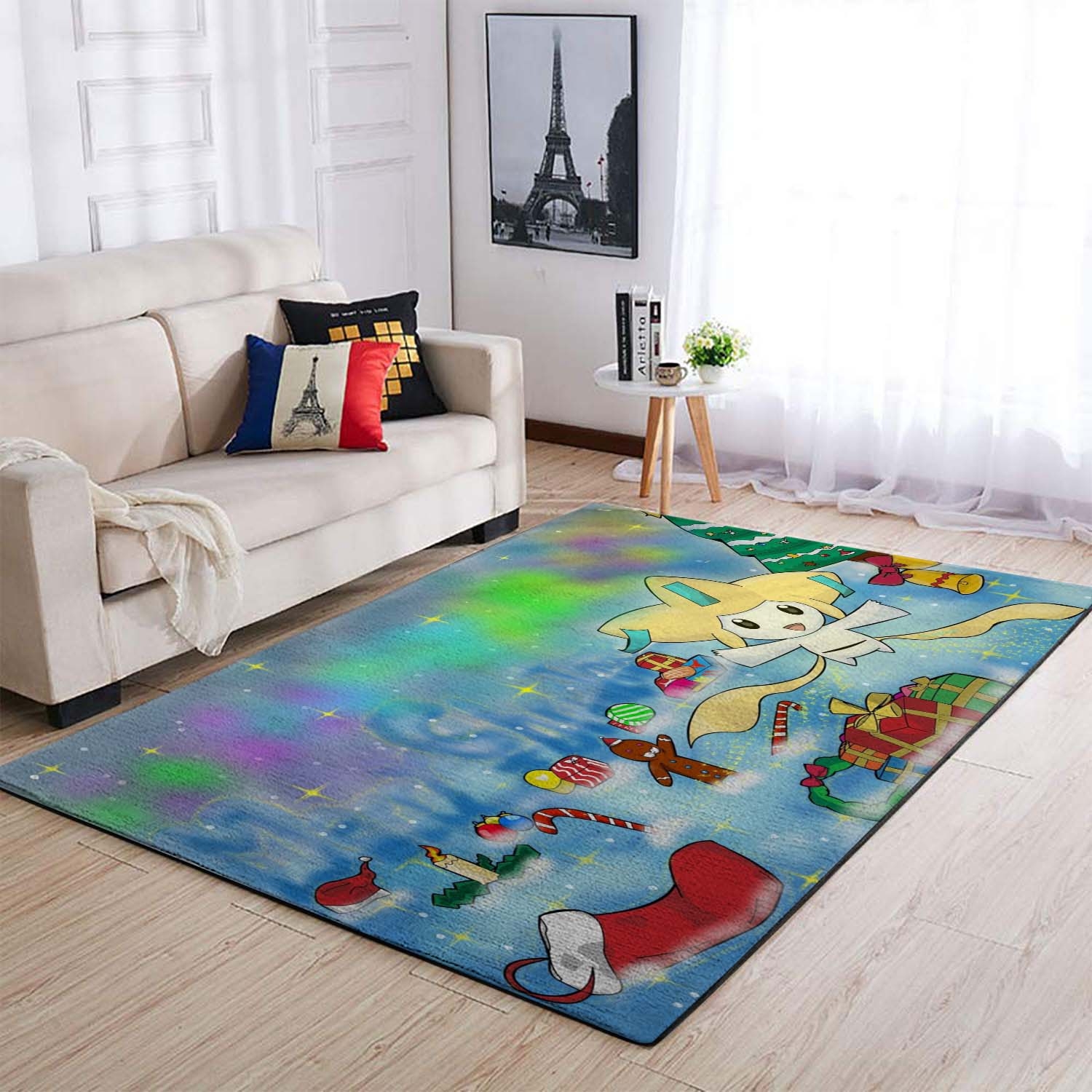 Pokemon Jirachi Area Rug – Anime Floor Mat