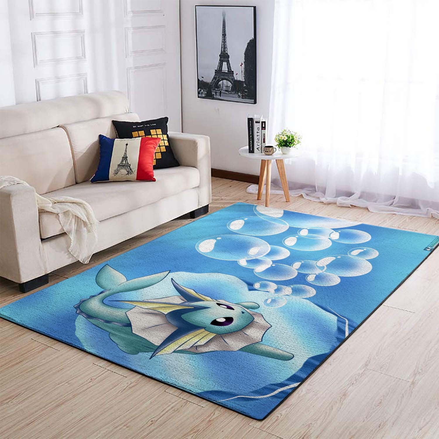Pokemon Games Serie Vaporeon Area Rug – Anime Floor Mat