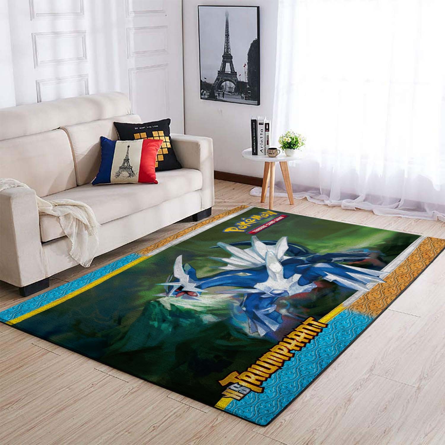 Pokemon Dialga Area Rug – Anime Floor Mat