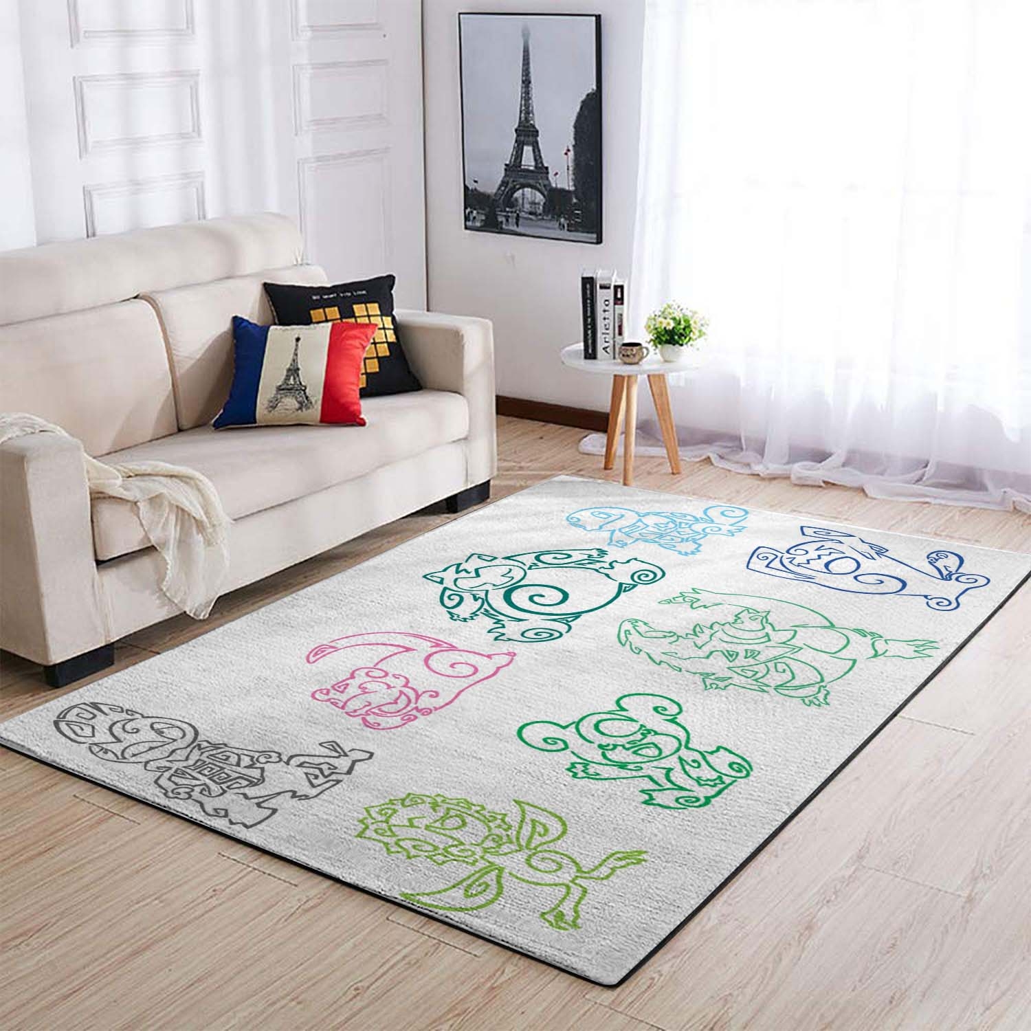 Pokemon Tribal Tyranitar Area Rug – Anime Floor Mat