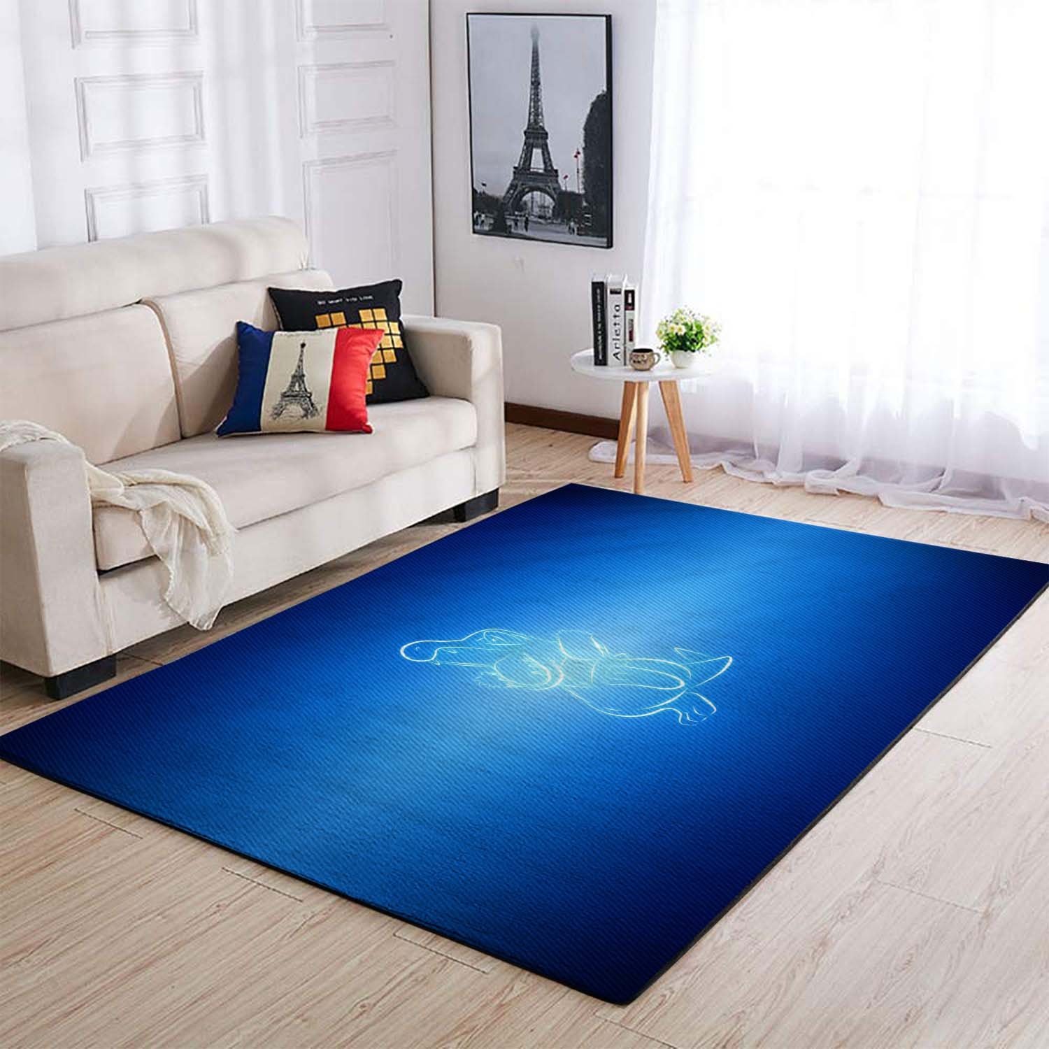 Pokemon Blue Totodile Area Rug – Anime Floor Mat