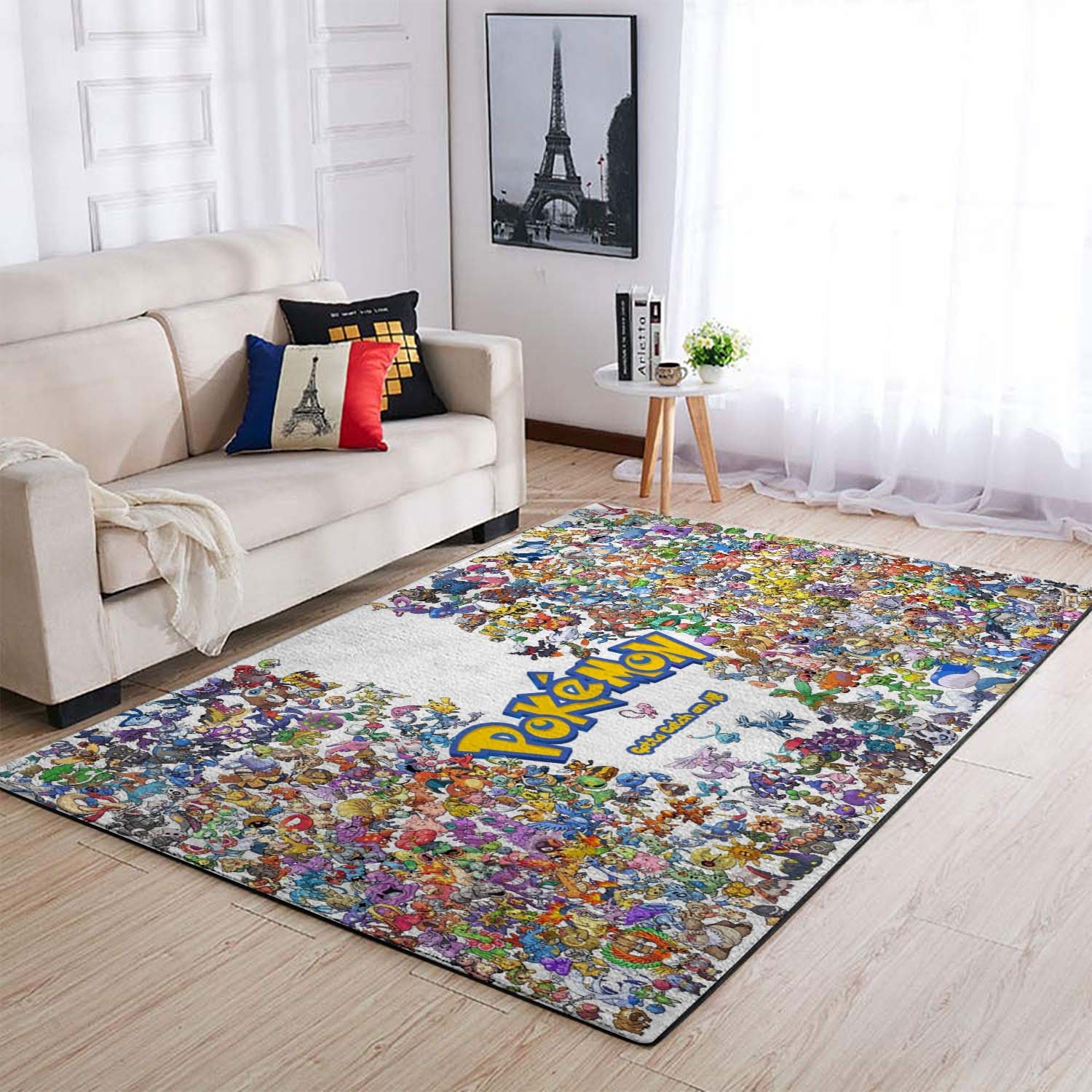 Pokemon Collage Area Rug – Anime Floor Mat