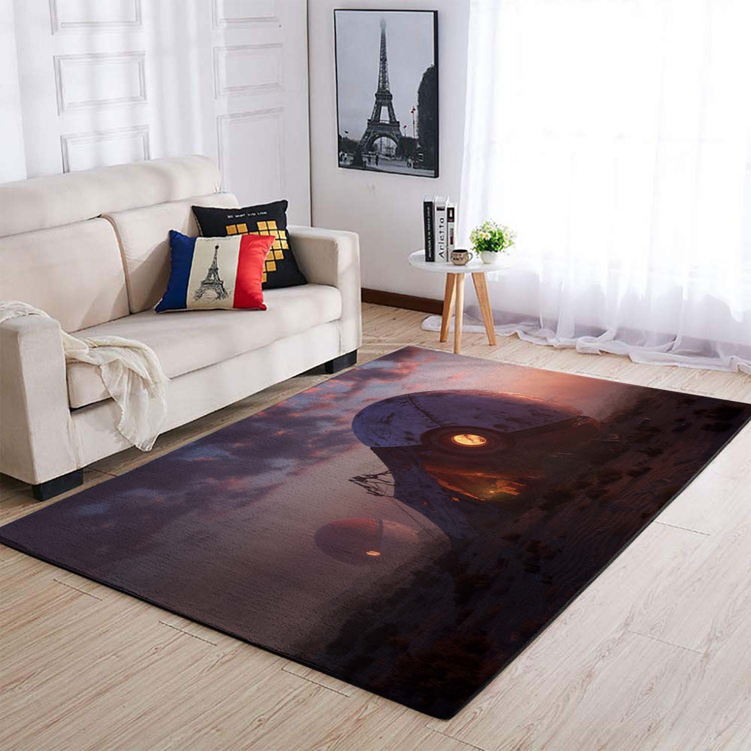 Pokemon Digital Art Artwork Apocalyptic Fire Wasteland Area Rug – Anime Floor Mat