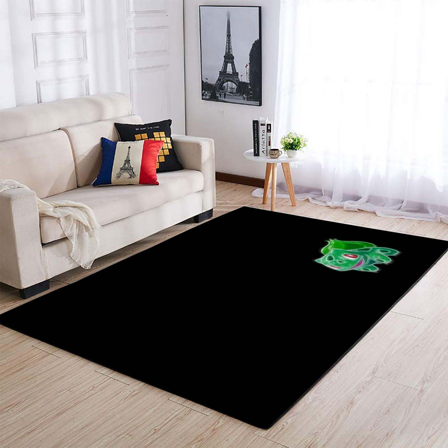 Pokemon Fractalius Minimalism Plants Bulbasaur Area Rug – Anime Floor Mat