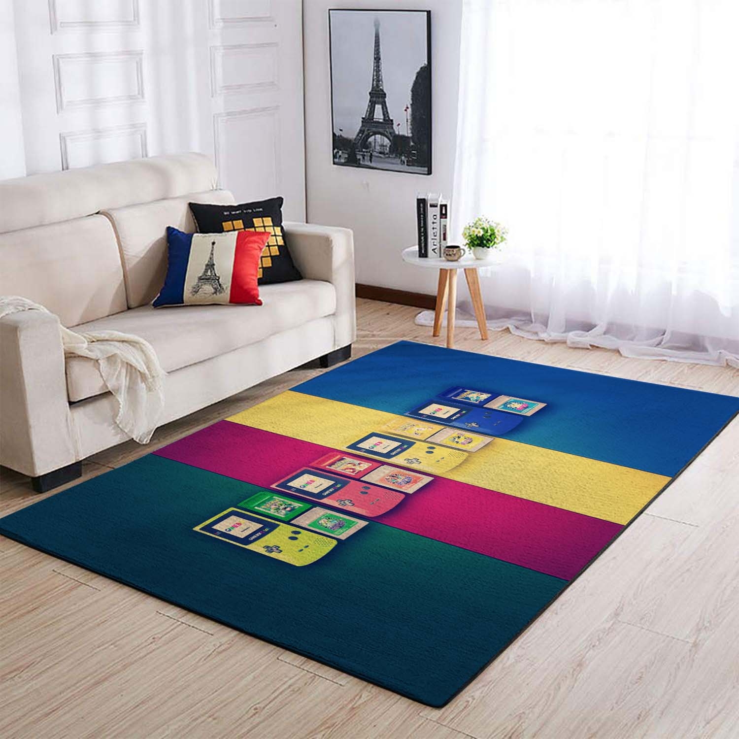 Pokemon Gameboy Colorful Pokemon First Generation Charizard Blastoise Area Rug – Anime Floor Mat