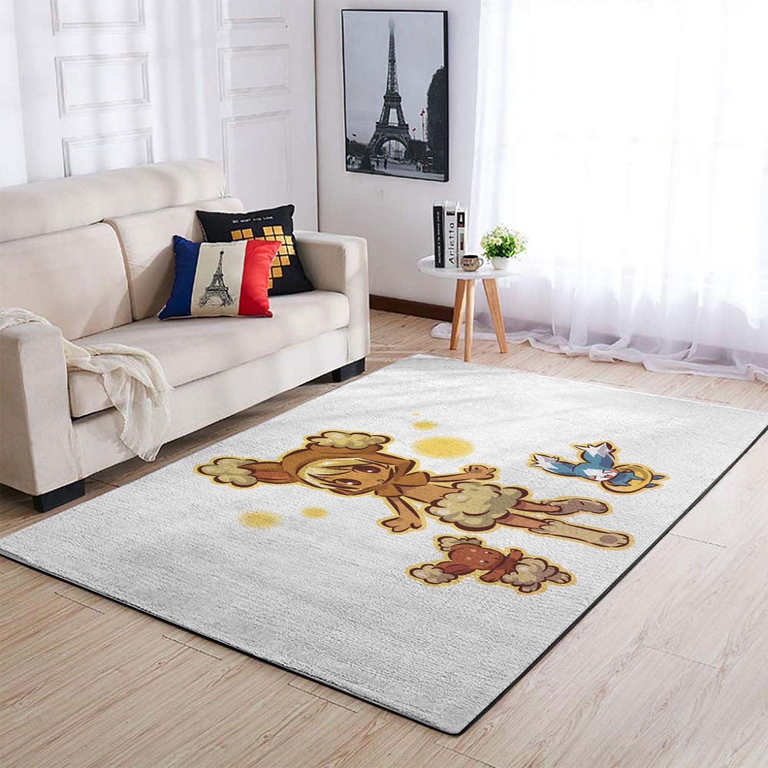 Pokemon Hitec Buneary Humanized Area Rug – Anime Floor Mat
