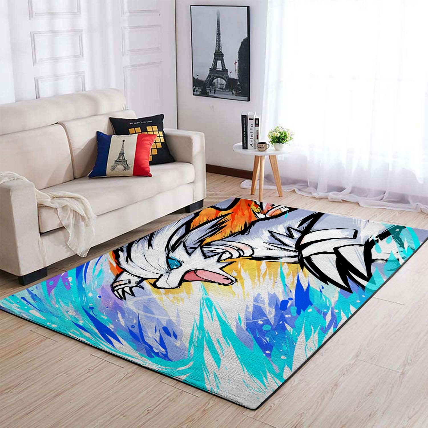 Pokemon Ishmam Reshiram Area Rug – Anime Floor Mat