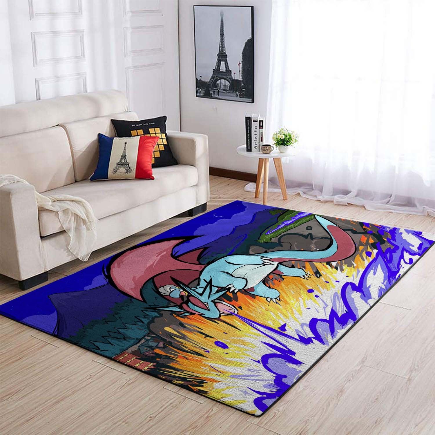 Pokemon Ishmam Salamence Bagon Area Rug – Anime Floor Mat