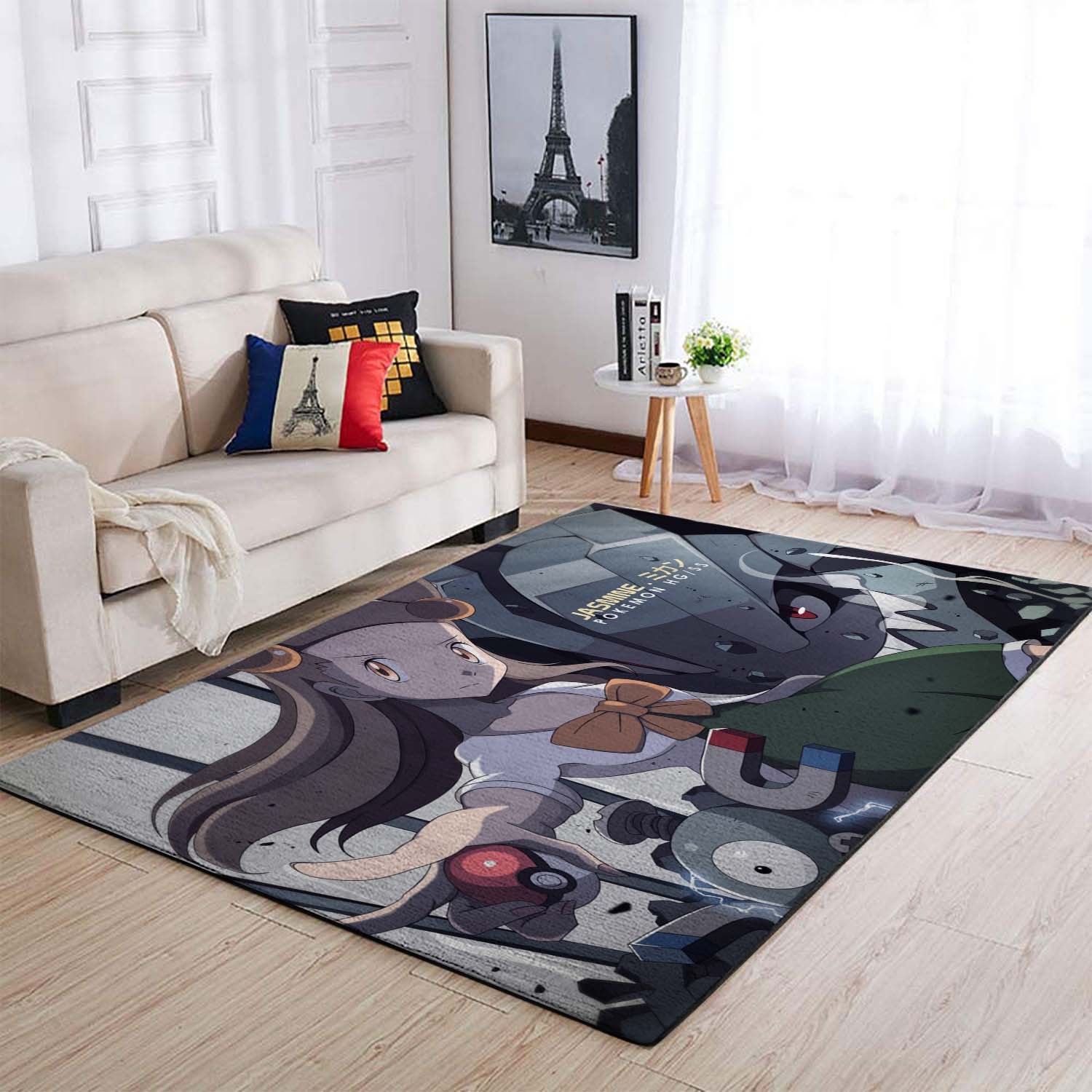 Pokemon Jasmine Video Game Characters Video Game Girls Pokemon Second Generation White Dress Area Rug – Anime Floor Mat