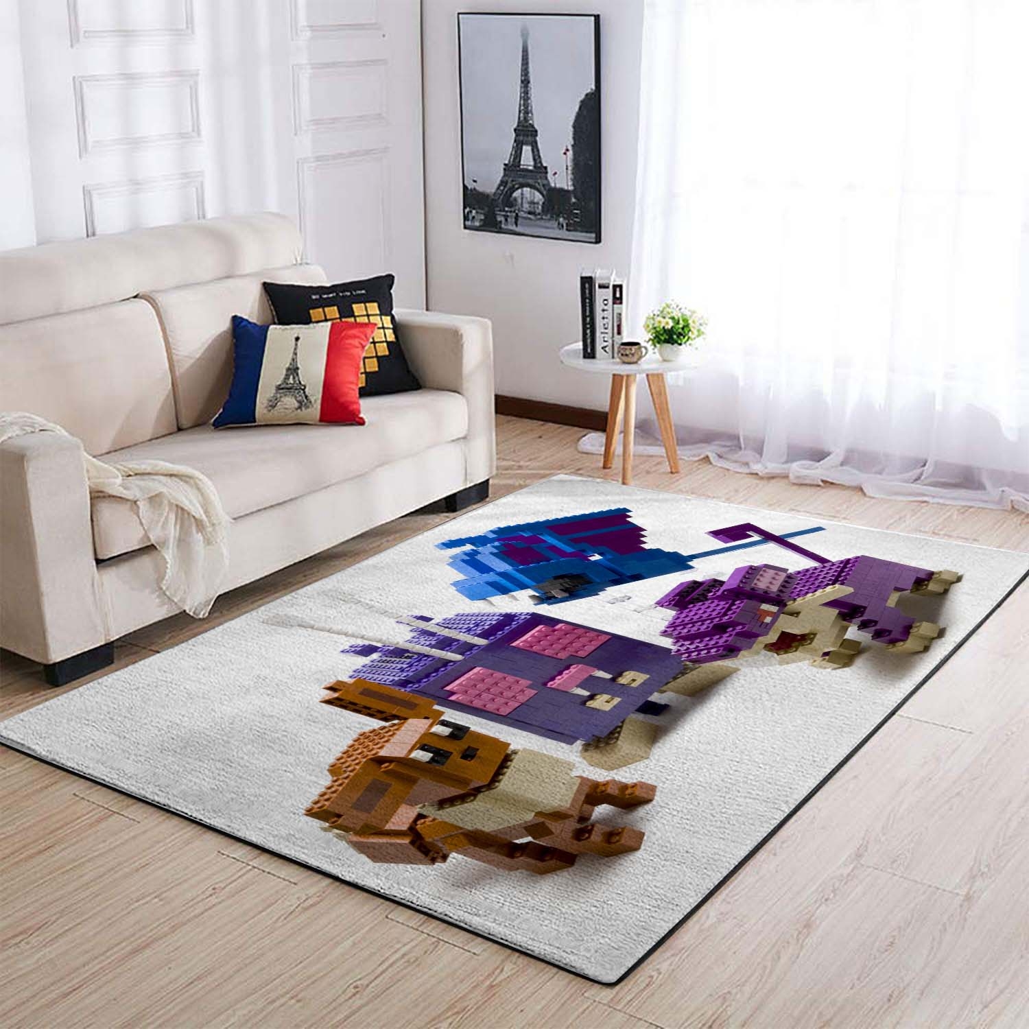 Pokemon Lego Eevee Zubat Rattata Area Rug – Anime Floor Mat