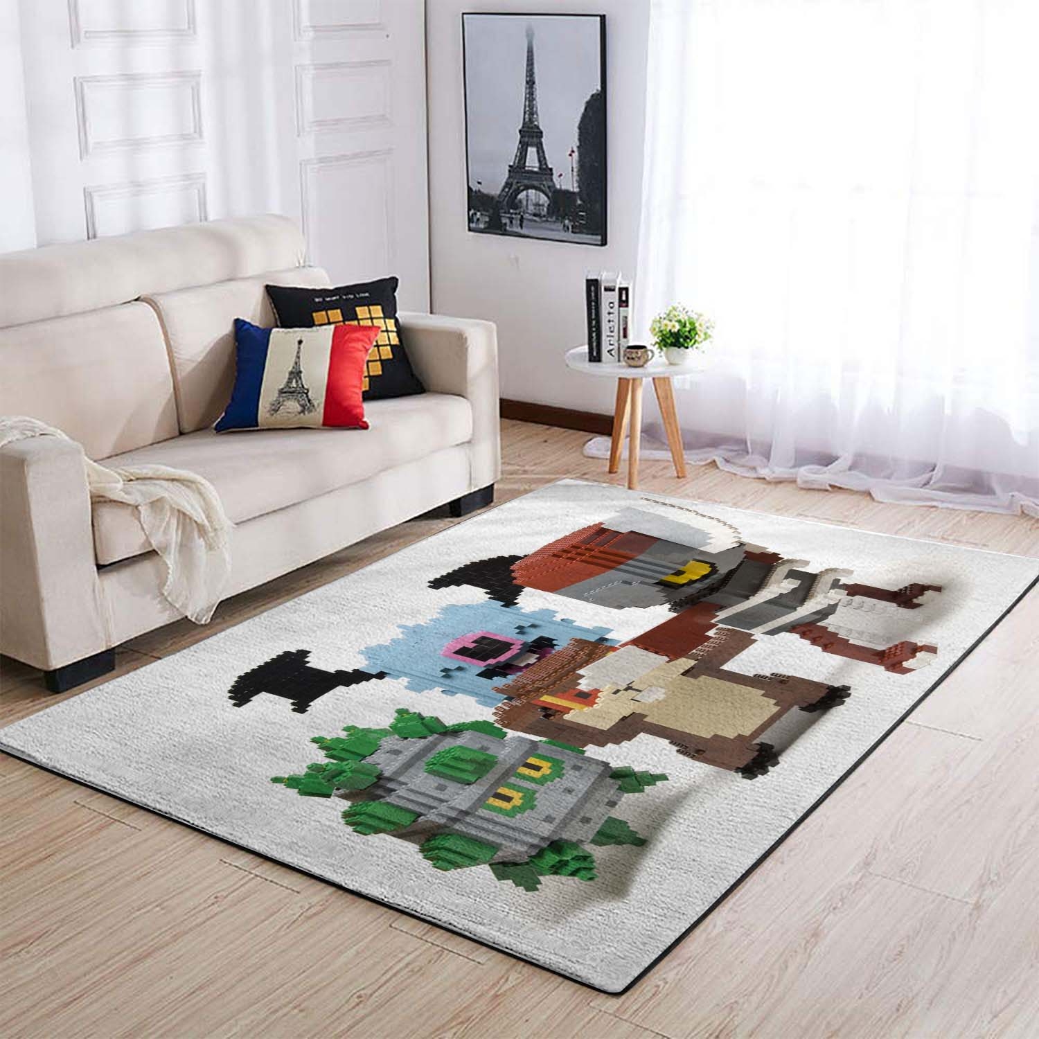 Pokemon Lego Patrat Woobat Filipfelberg Area Rug – Anime Floor Mat