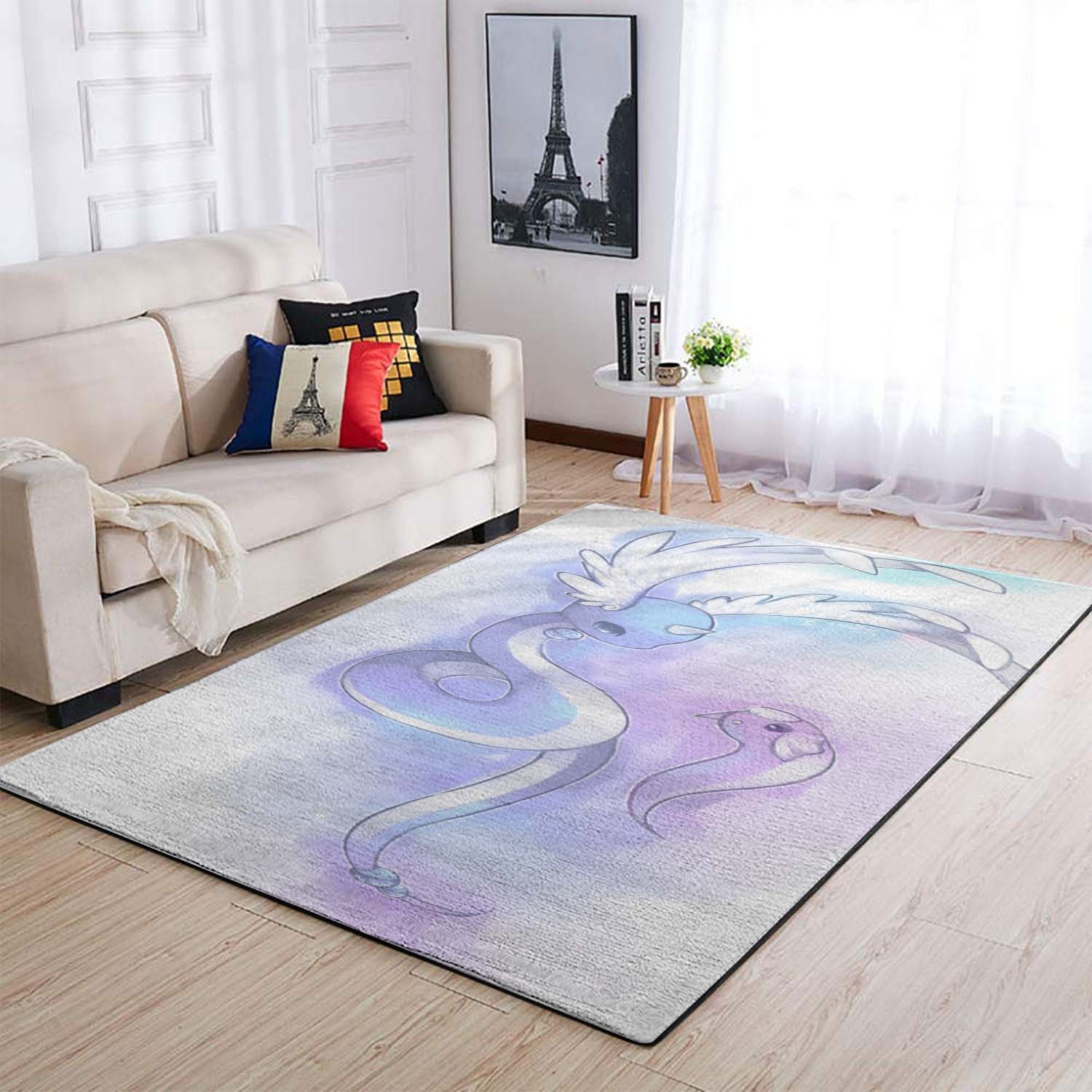 Pokemon Lights Dragonair Dratini Area Rug – Anime Floor Mat