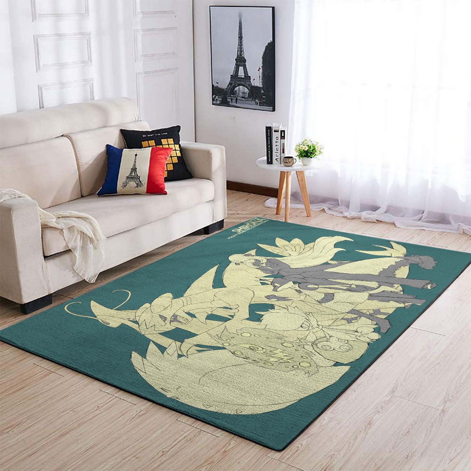Pokemon Lucario Togekiss Cynthia Pokemon Spiritomb Roselia Area Rug – Anime Floor Mat