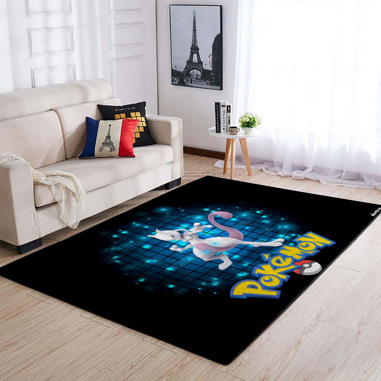 Pokemon Mewtwo Area Rug – Anime Floor Mat