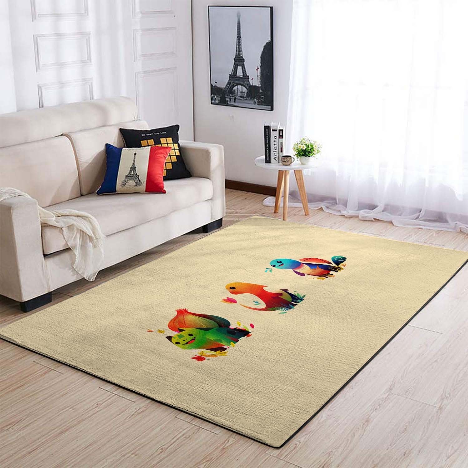 Pokemon Minimalism Area Rug – Anime Floor Mat