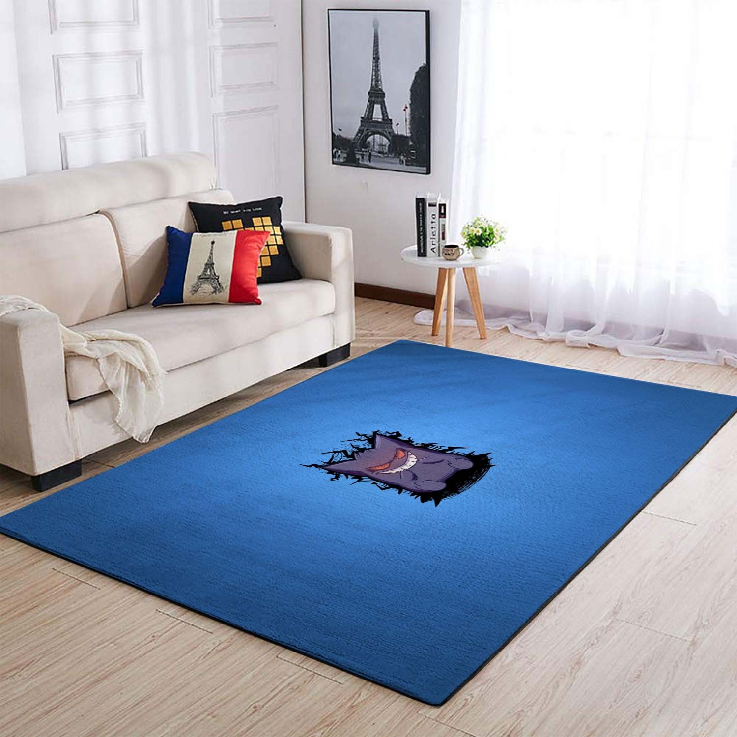 Pokemon Minimalism Gengar Pokemon Evil Ishmam Haunter Area Rug – Anime Floor Mat