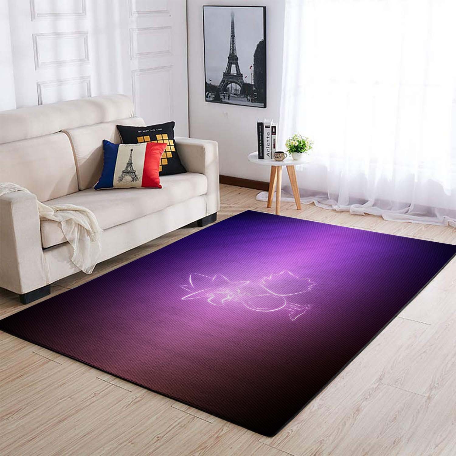 Pokemon Murkrow Lilac Area Rug – Anime Floor Mat