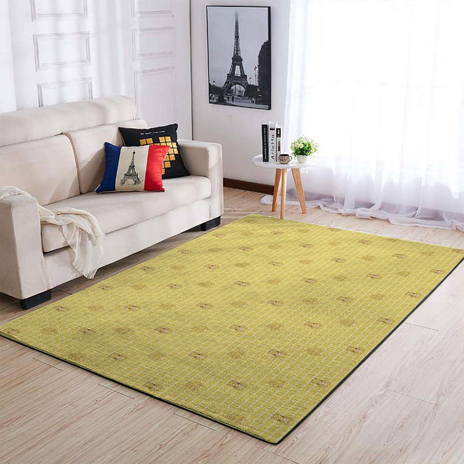 Pokemon Pattern Sandshrew Area Rug – Anime Floor Mat